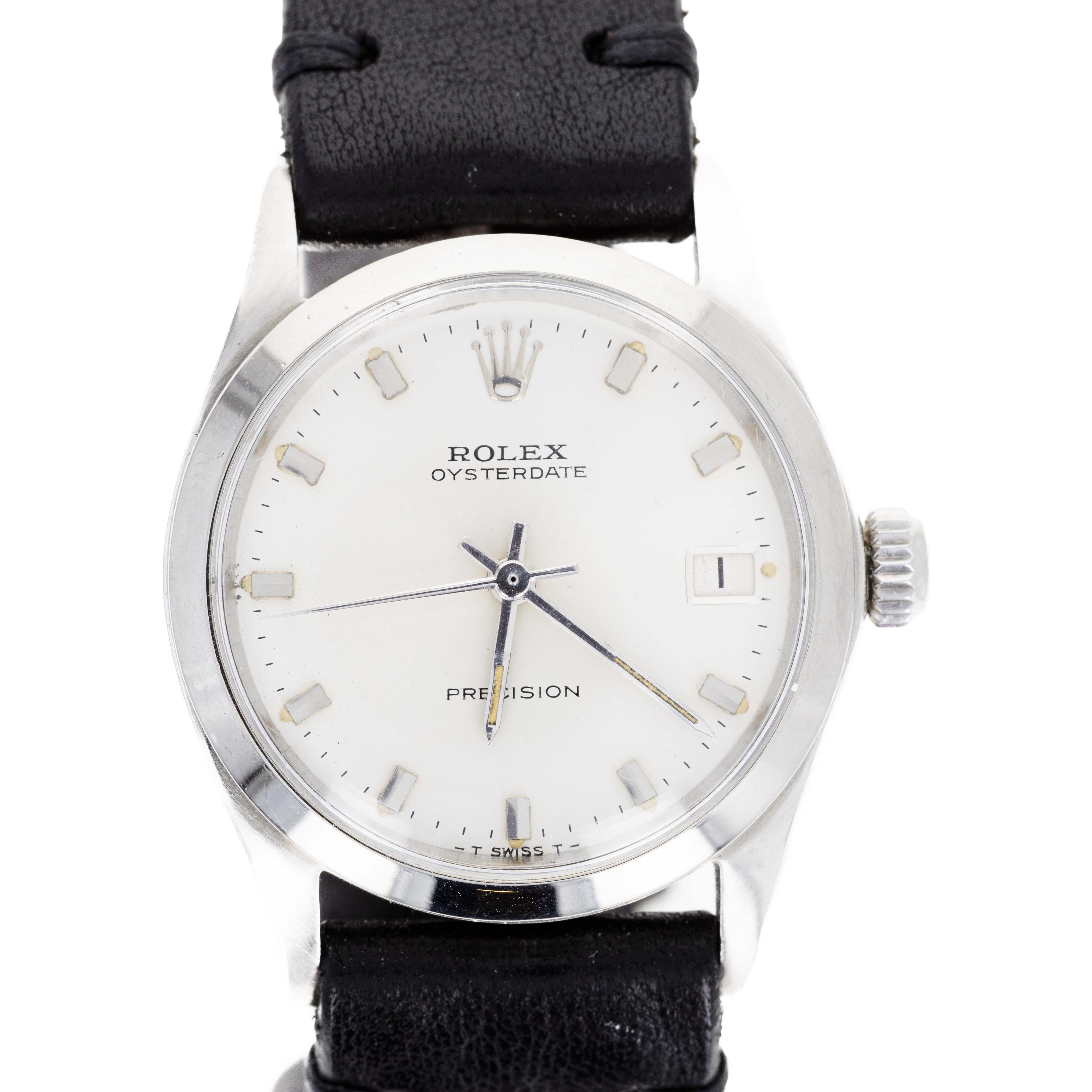 Rolex OysterDate Precision 30MM Model 6466 With Leather Strap - Queen May