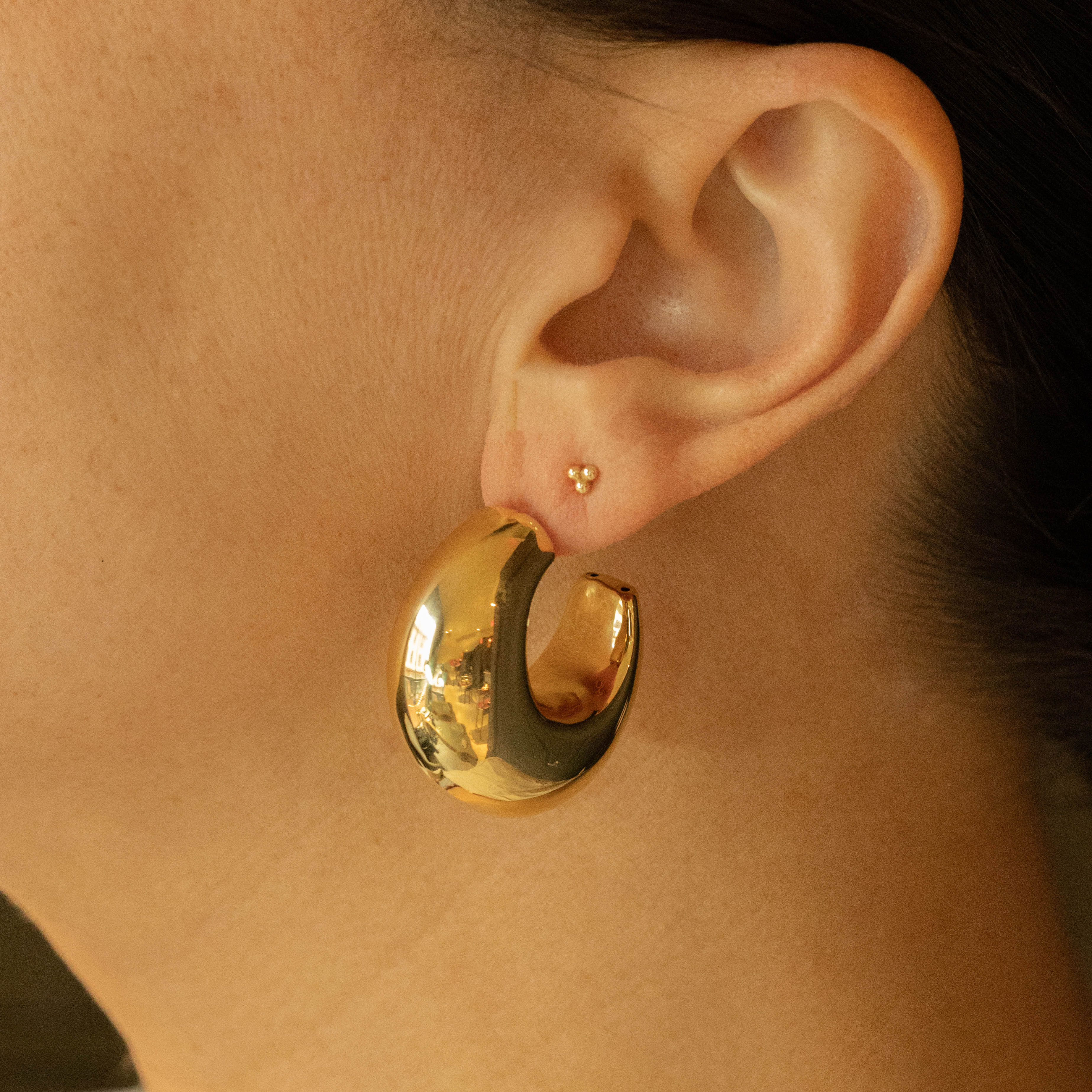 The Perfect Chunky Hoops Large - Queen May