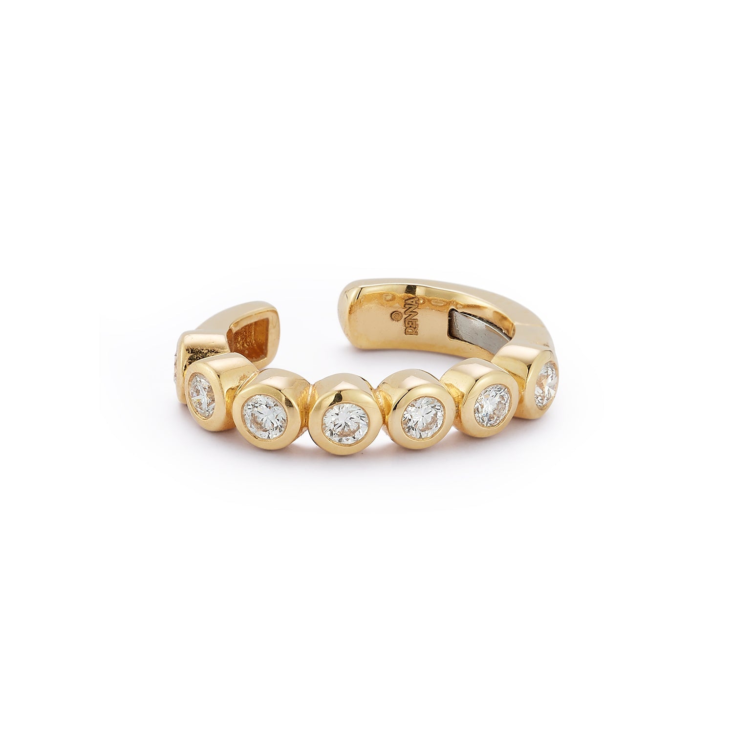 Renna Bubble Ear Cuff - Diamond