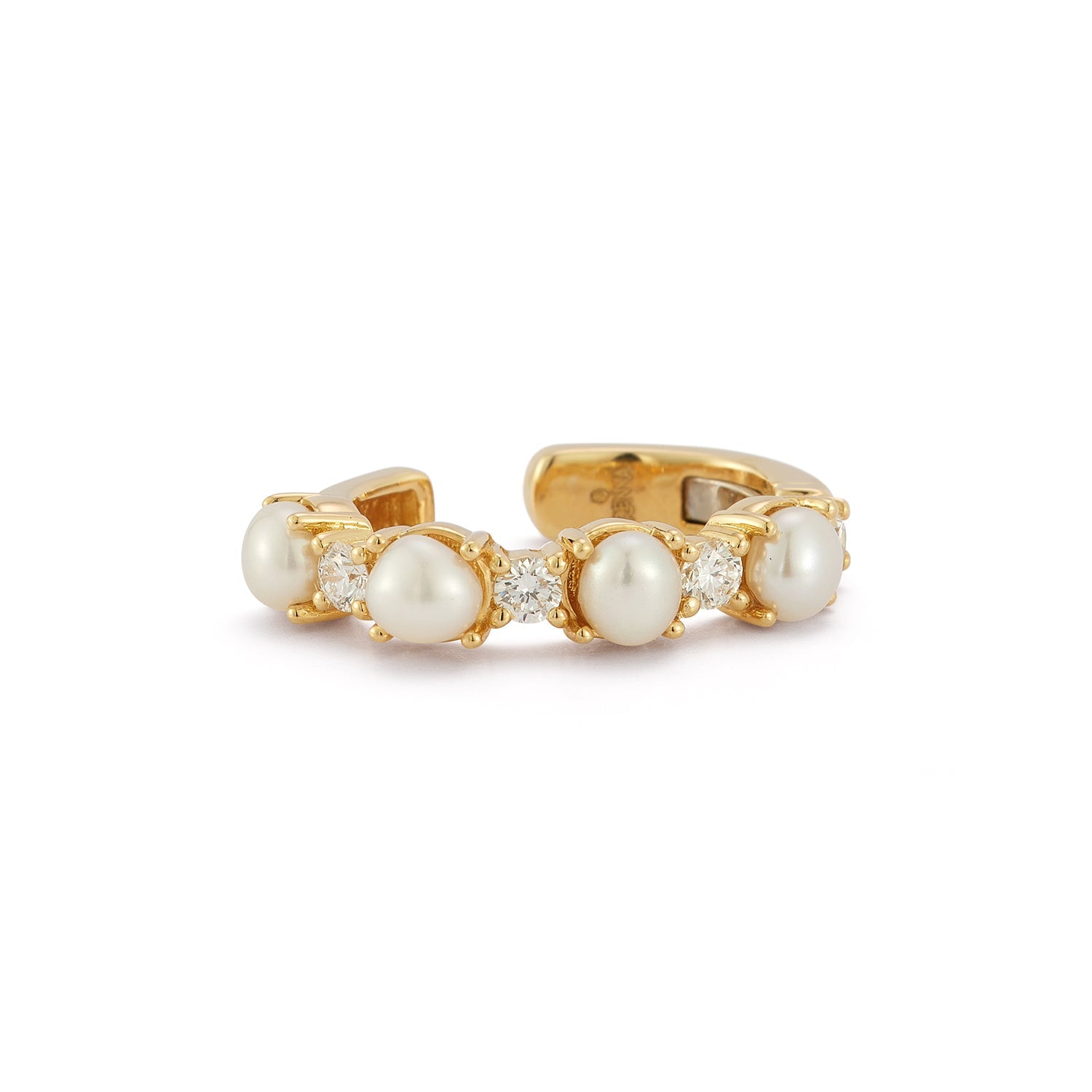 Renna Foam Ear Cuff - Pearl