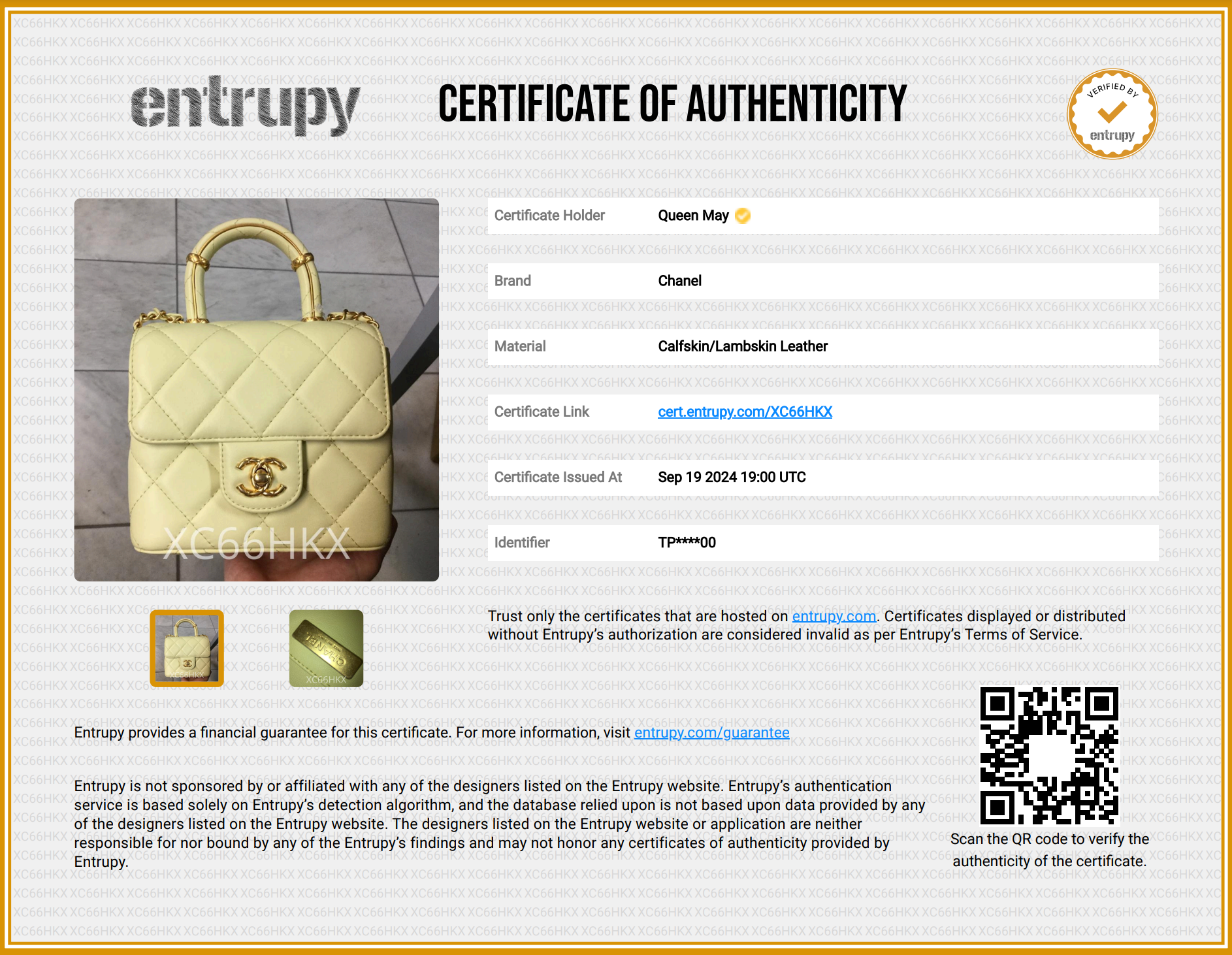 Chanel Crush Top Handle Quilted Mini Flap Bag Butter Yellow Calfskin - Queen May