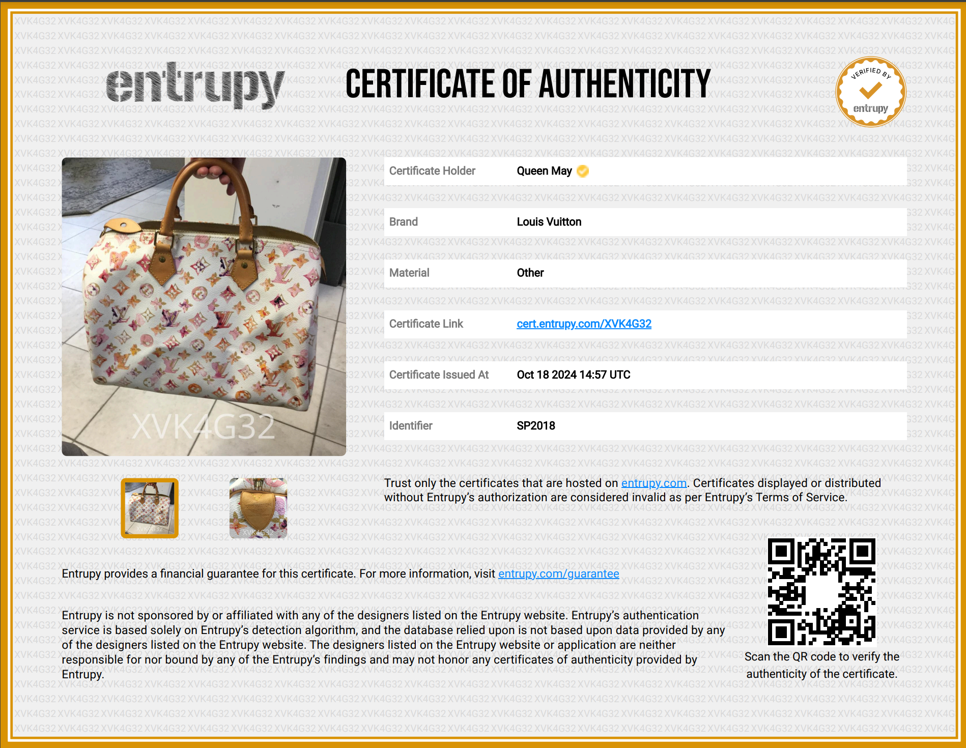 Louis Vuitton x Richard Prince Speedy Monogram Watercolor 35 - Queen May