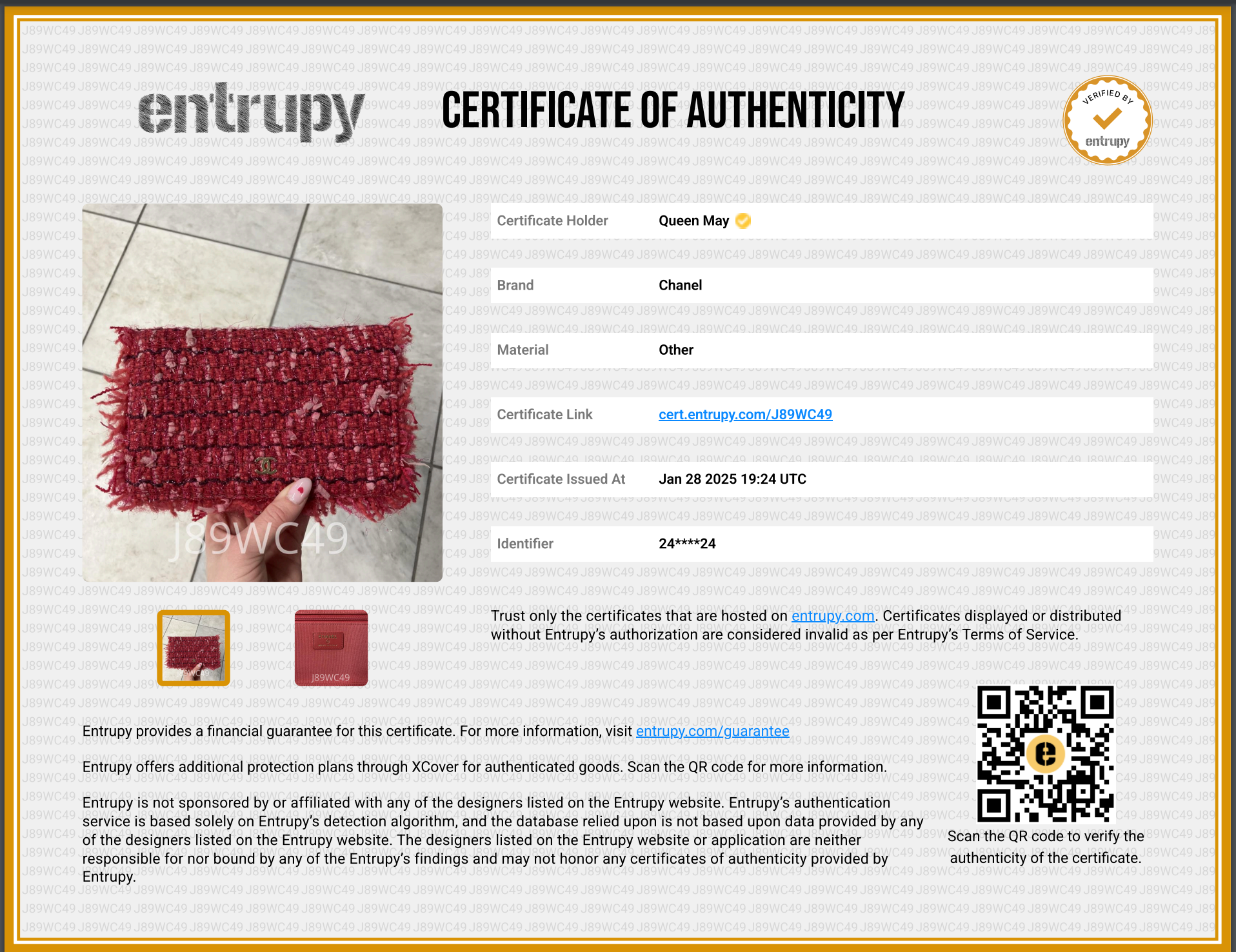 Chanel Tweed Crossbody Bag With Charms - Queen May