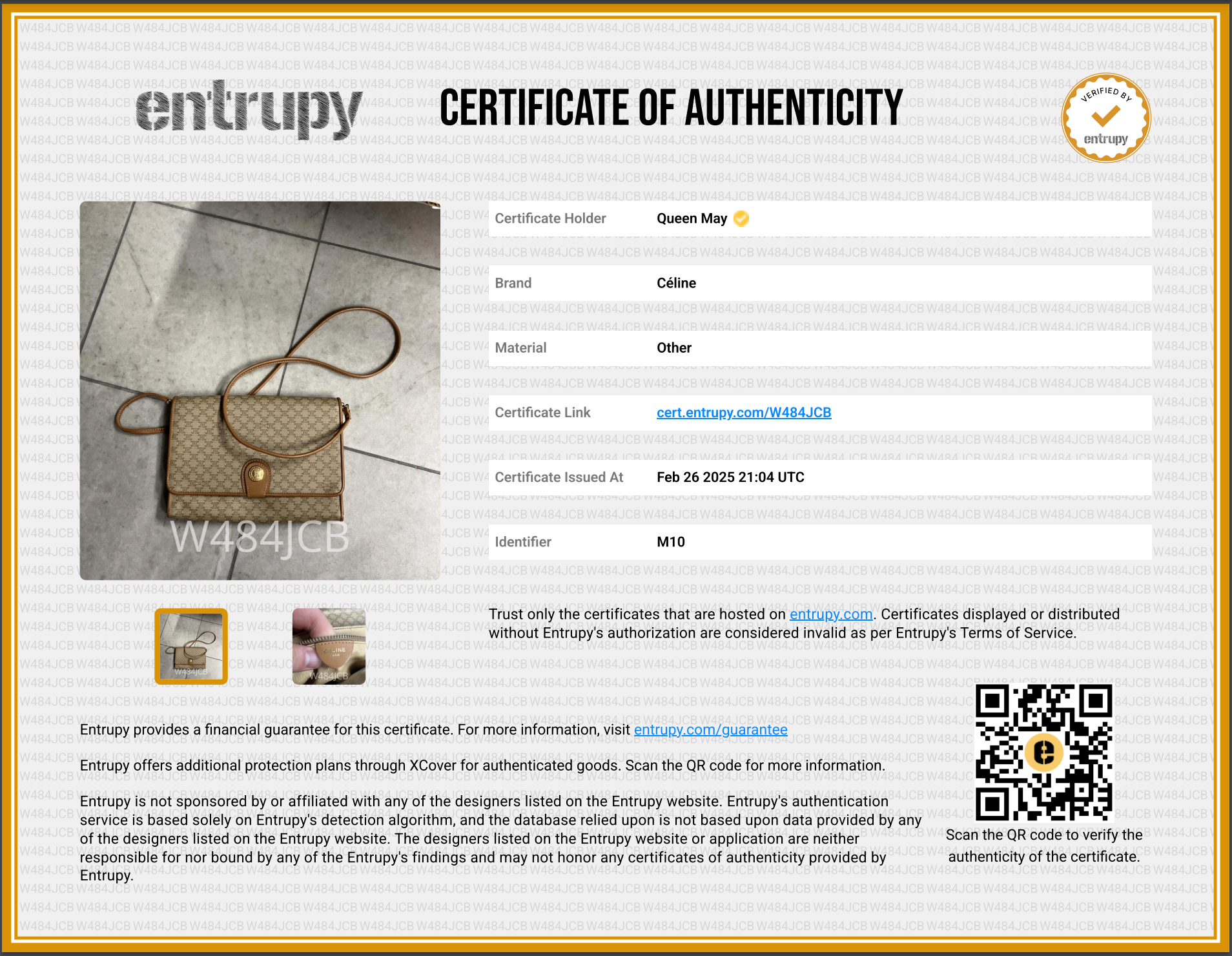 Vintage Celine Macadam Shoulder Bag/Clutch - Queen May