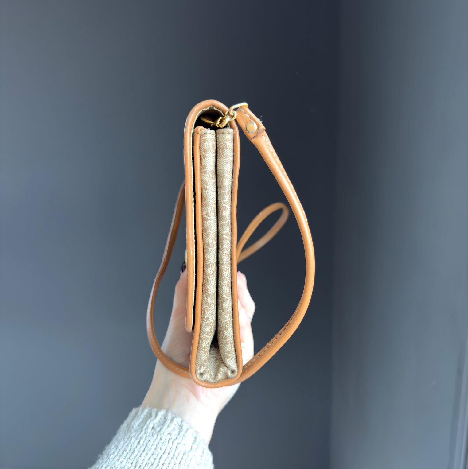 Vintage Celine Macadam Shoulder Bag/Clutch - Queen May