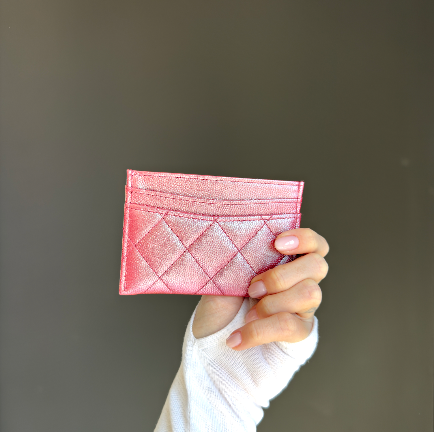 Chanel Iridescent Card Holder - Queen May