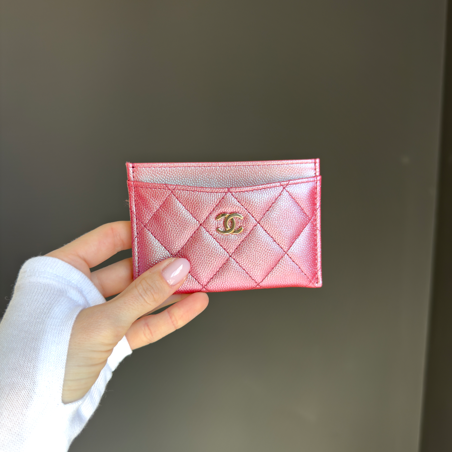 Chanel Iridescent Card Holder - Queen May