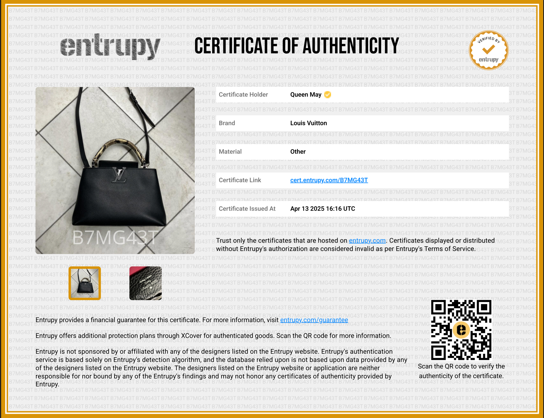 Louis Vuitton Taurillon Leather Capucines MM - Queen May