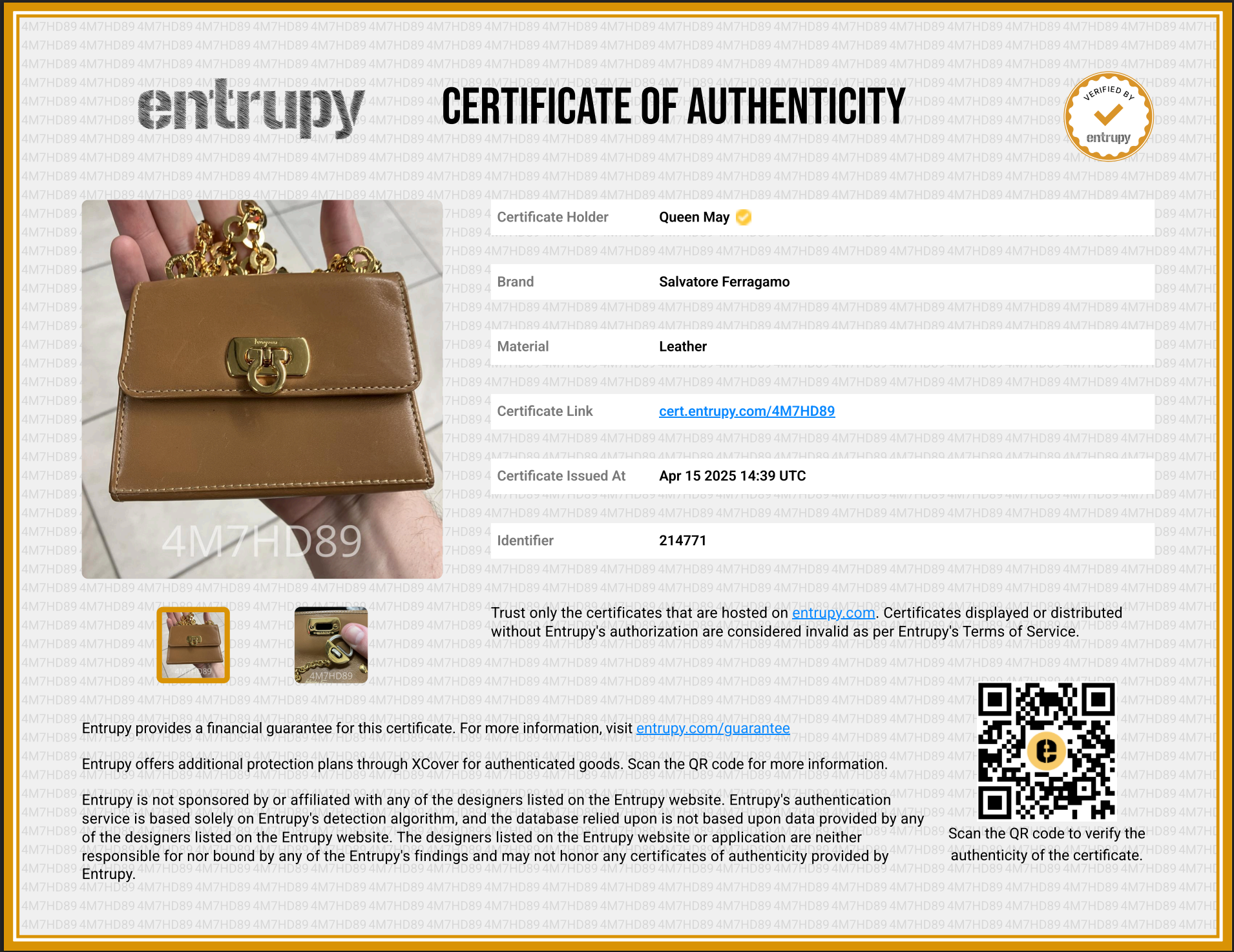 Salvatore Ferragamo Chain Micro Bag - Queen May