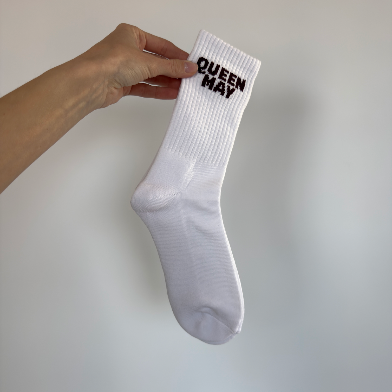 Queen May Jacquard Socks - Queen May