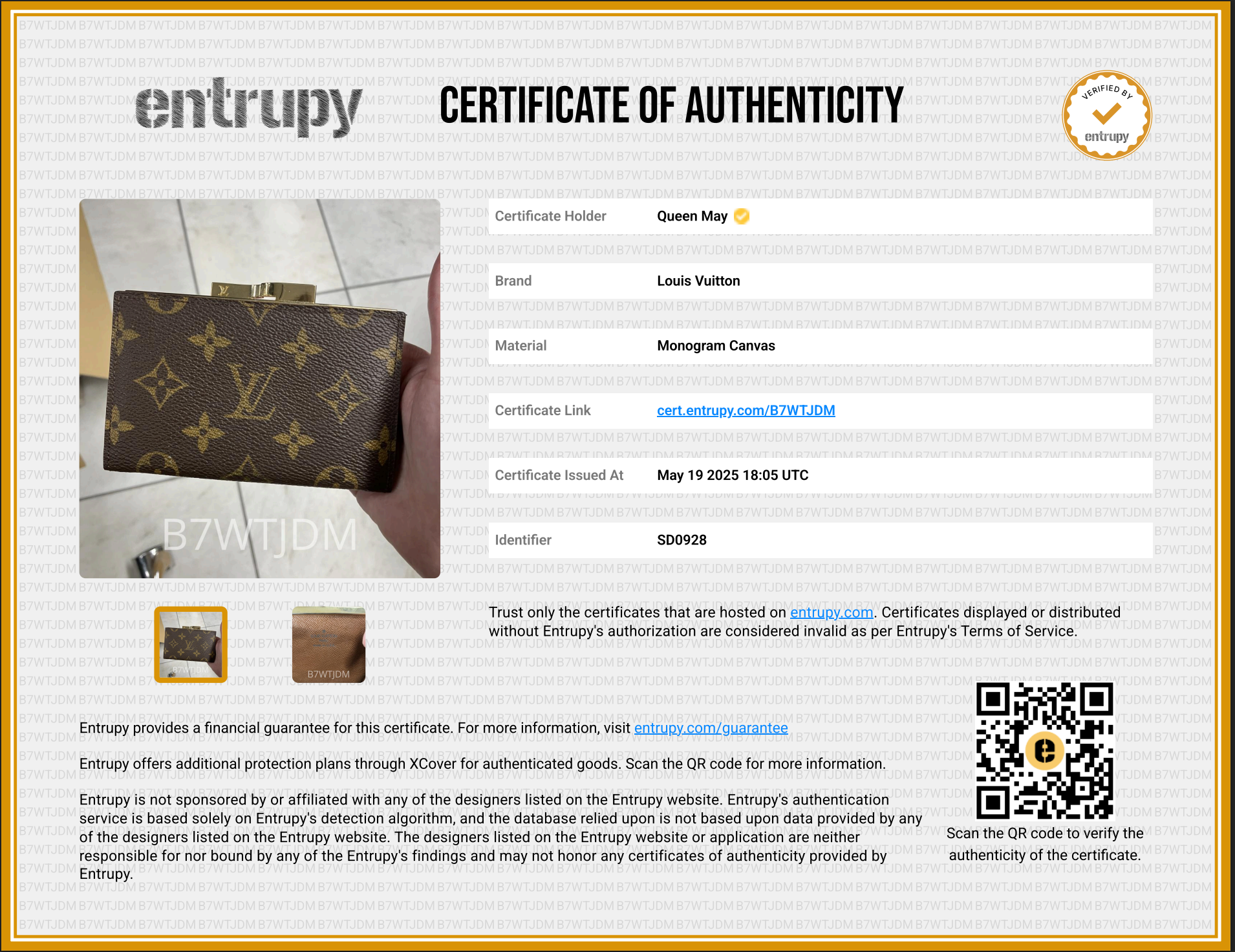 Louis Vuitton Monogram French Kisslock Wallet - Queen May