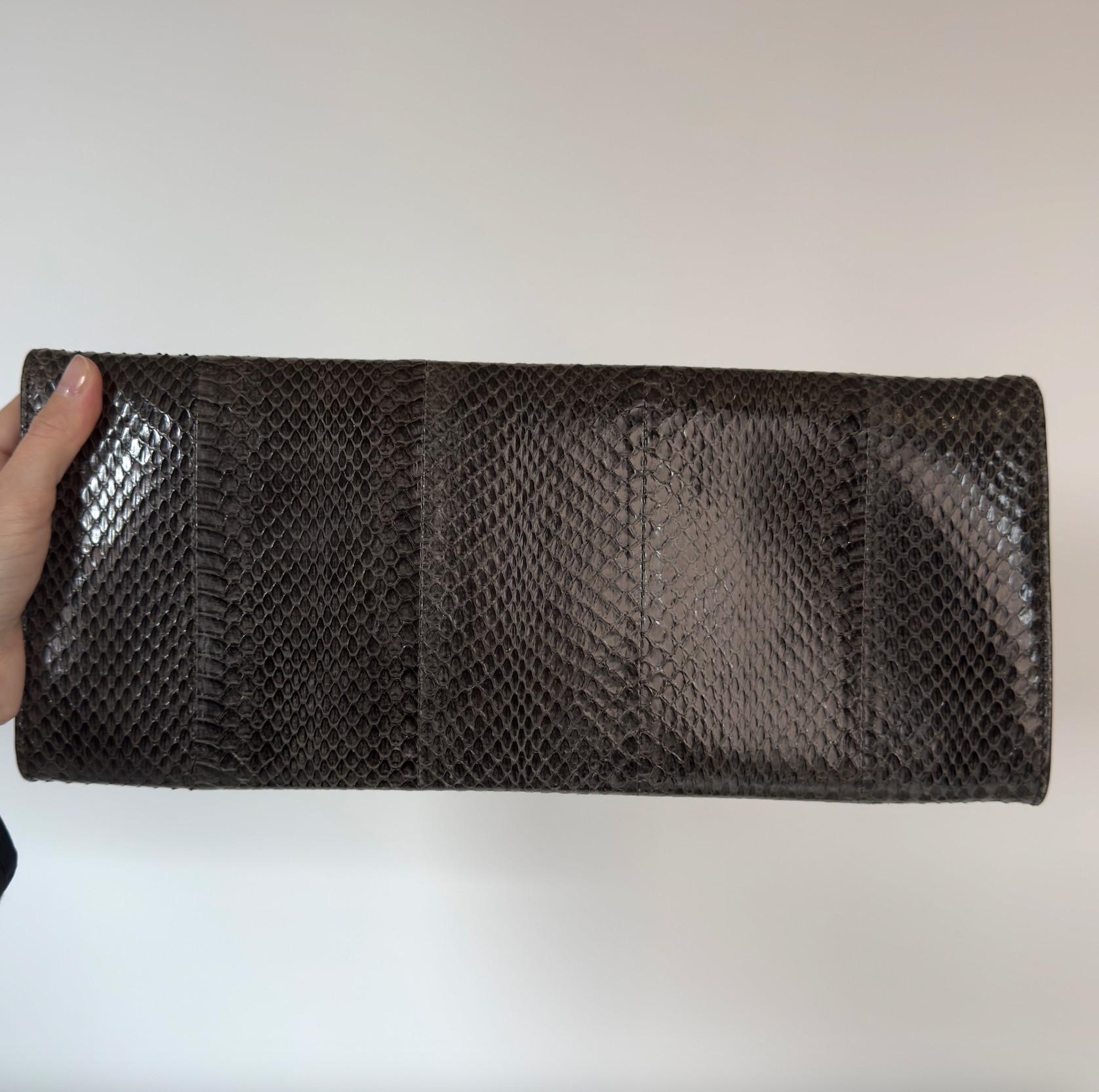 Celine Maillon Python Clutch - Queen May