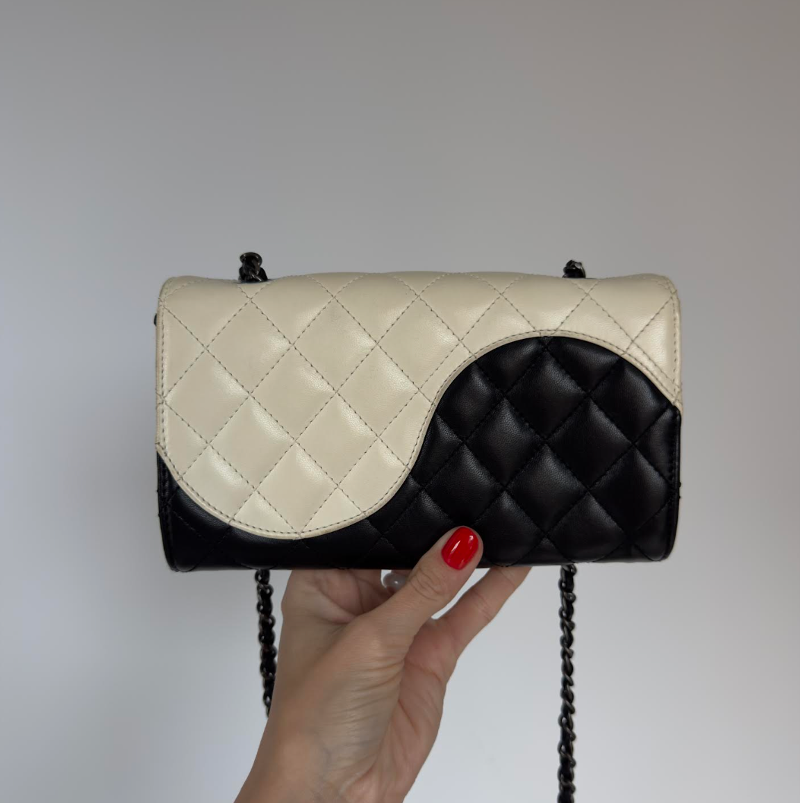 Rare Chanel Yin Yang Mini Flap Bag Circa 2016 WOC Wallet On Chain - Queen May