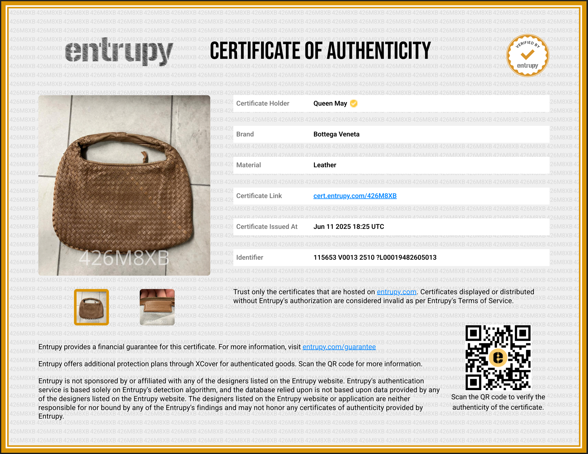 Bottega Veneta Intrecciato Brown - Queen May