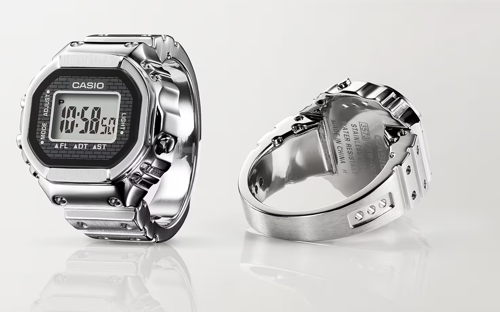 Casio Watch 50th Anniversary Ring Watch CRW001-1 - Queen May