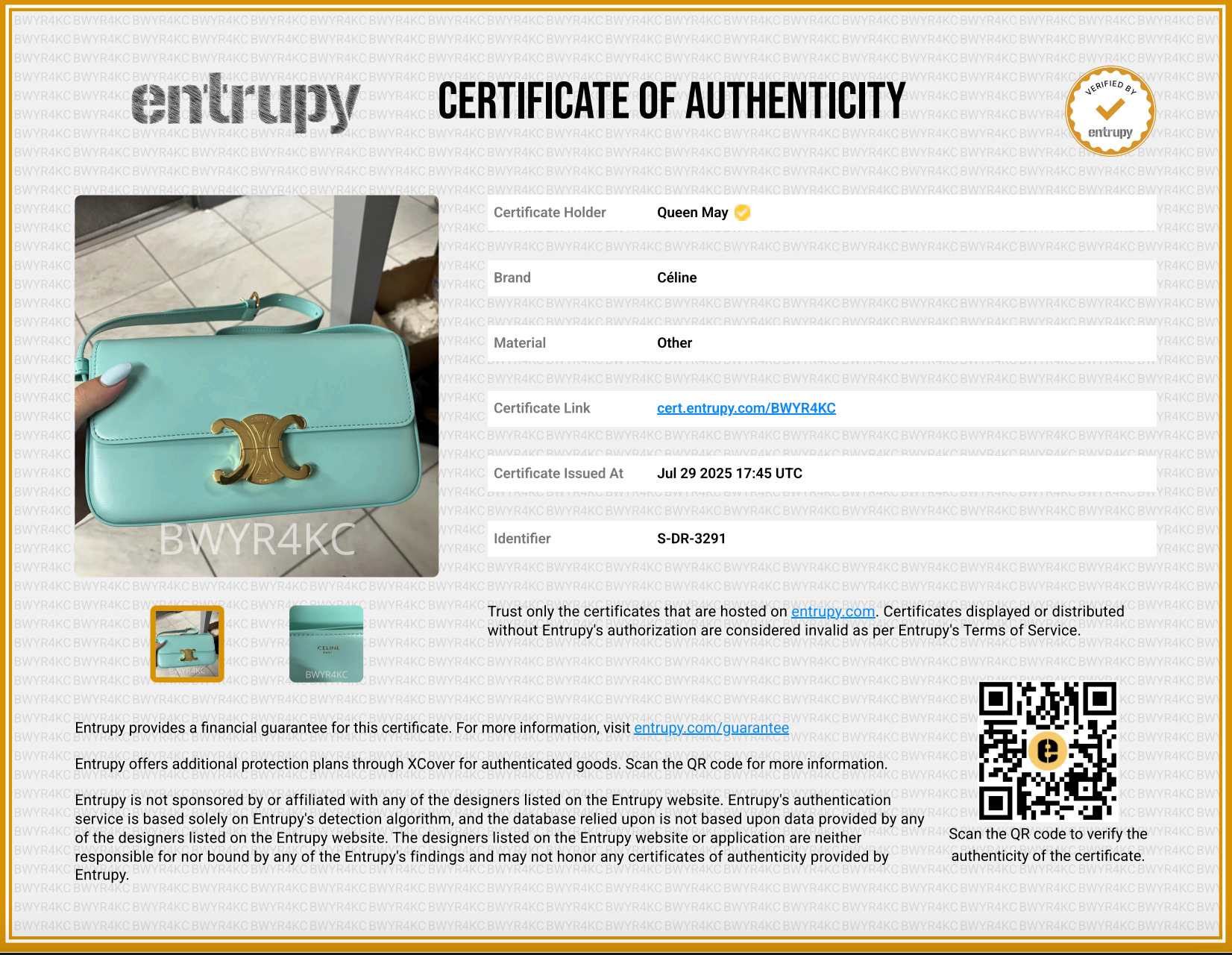 Celine Shoulder Bag Claude in Turquoise - Queen May
