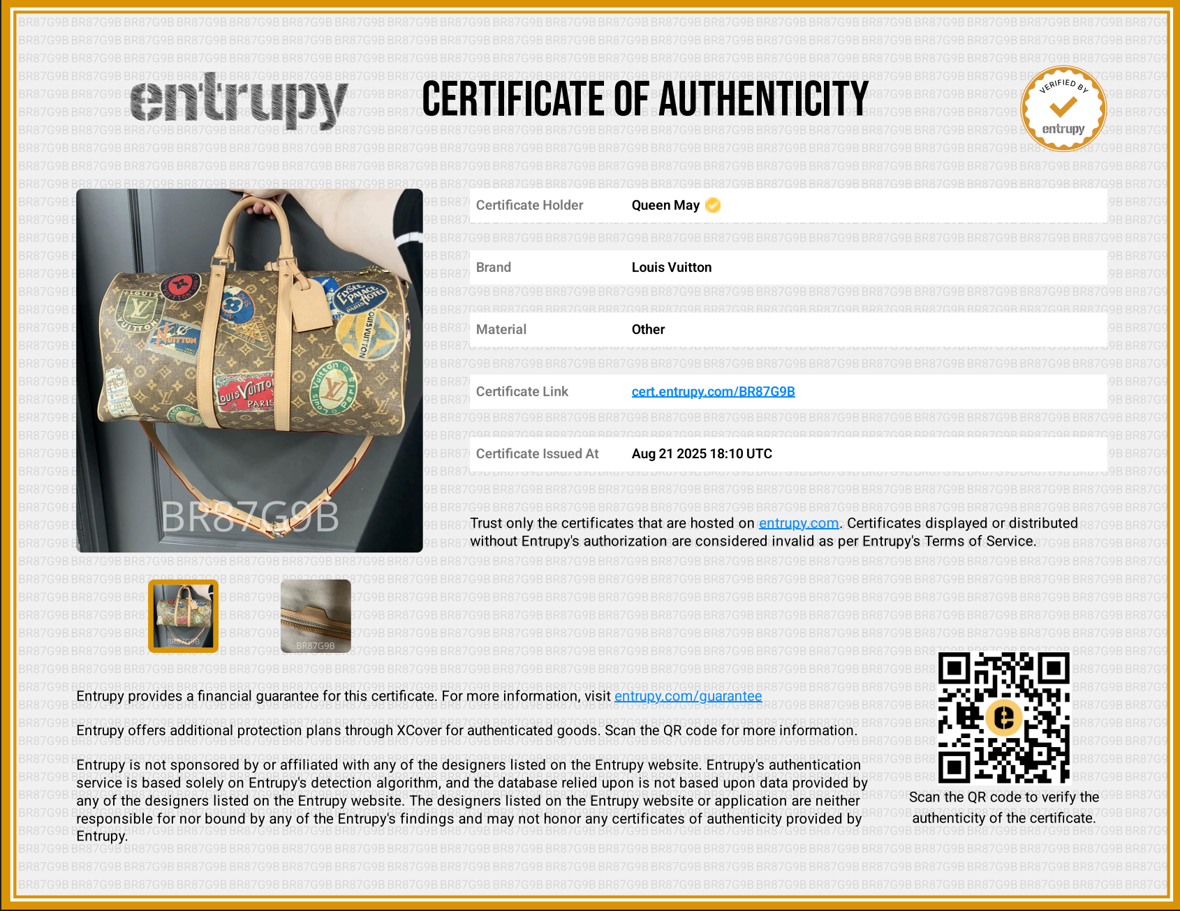 Louis Vuitton Flight Mode Keepall 50 - Queen May