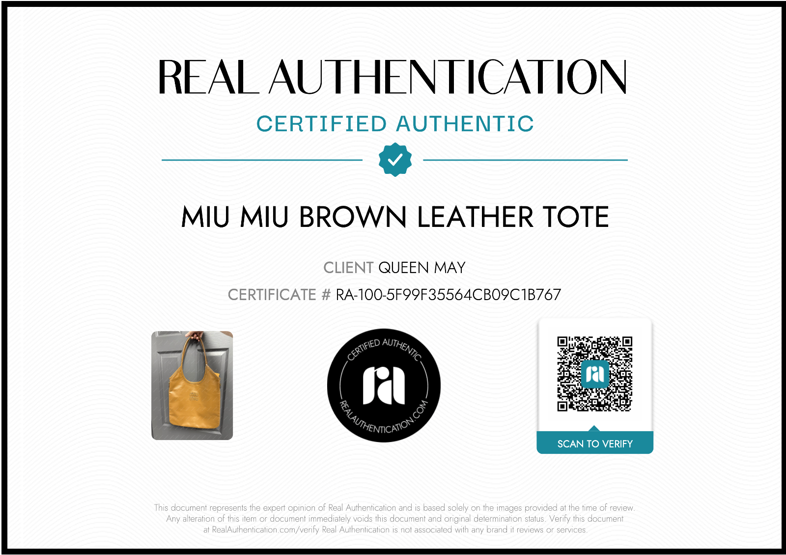 Miu Miu Ivy Bag - Queen May