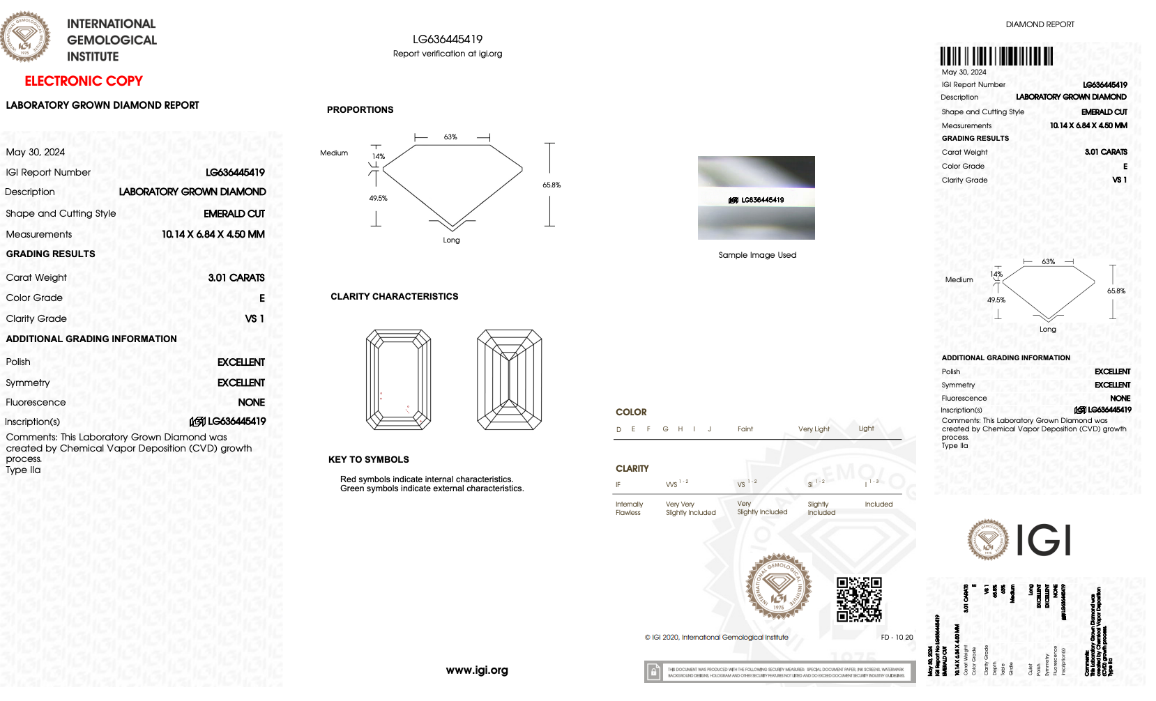 Lab Grown 3 Carat Emerald Diamond Accented Engagement Ring - Queen May
