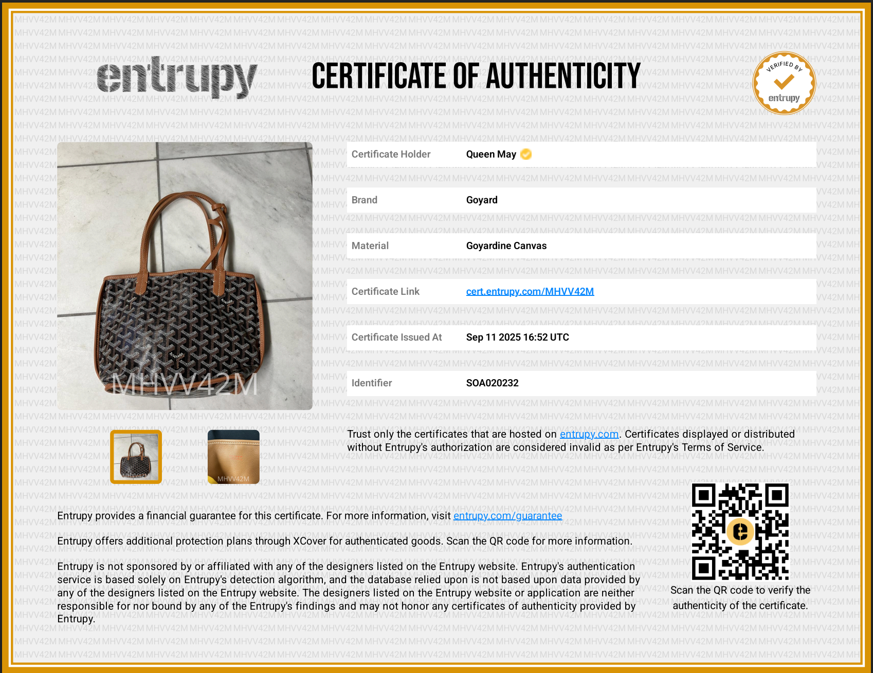 Goyard Mini Anjou Black - Queen May