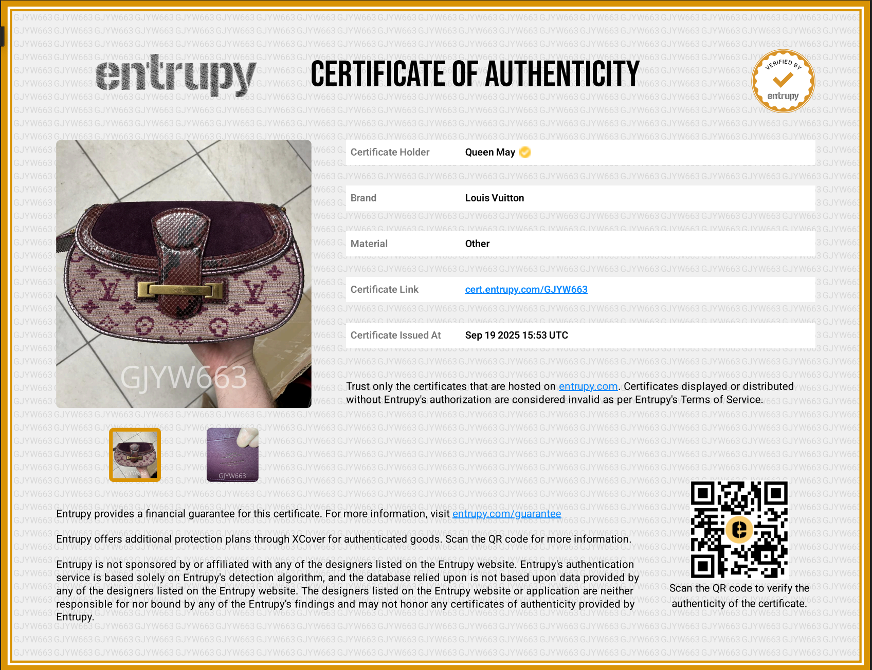 Rare Louis Vuitton Python Monogram Empire Levant - Queen May
