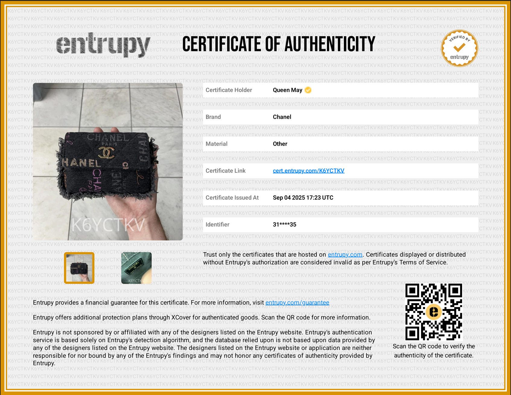 Chanel SS 22P Mini Mood Printed Crossbody Bag - Queen May