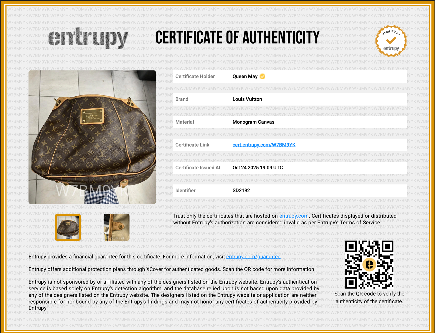 Louis Vuitton Monogram Galliera PM