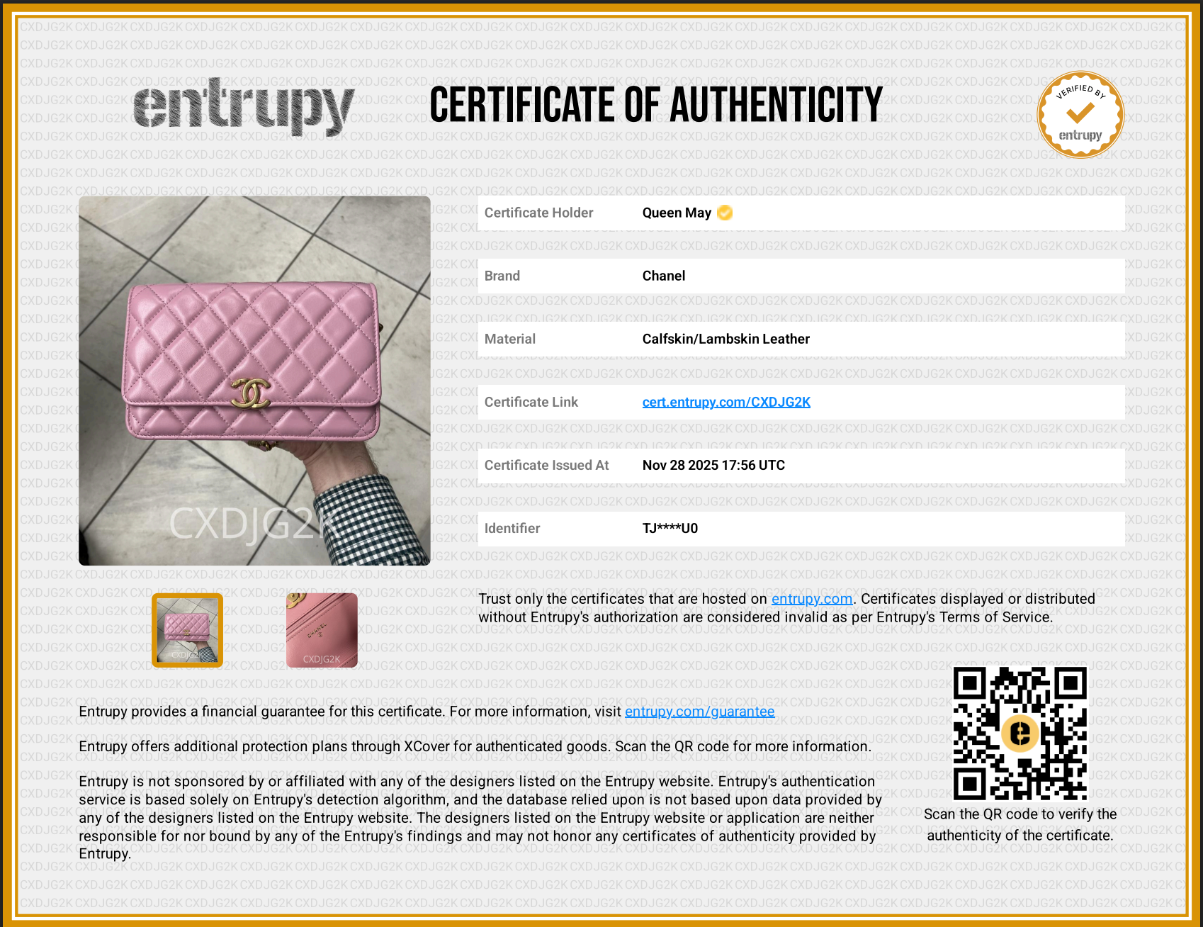 Chanel Candy Wallet on Chain - Queen May