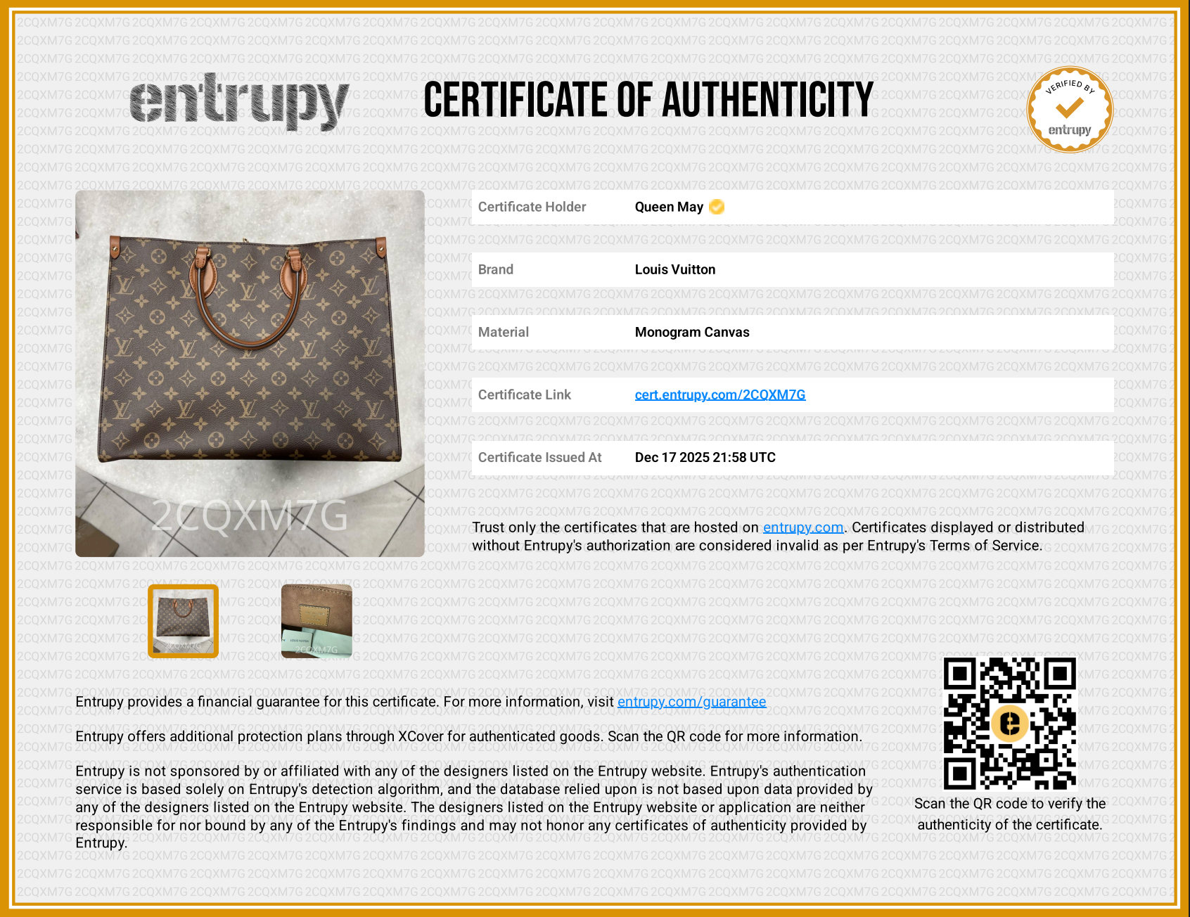 Louis Vuitton Monogram On The Go Organizer - Queen May