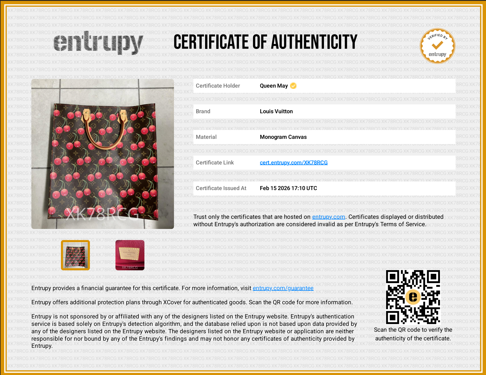 Louis Vuitton Cerises Monogram Sac Plat Takashi Murakami - Queen May