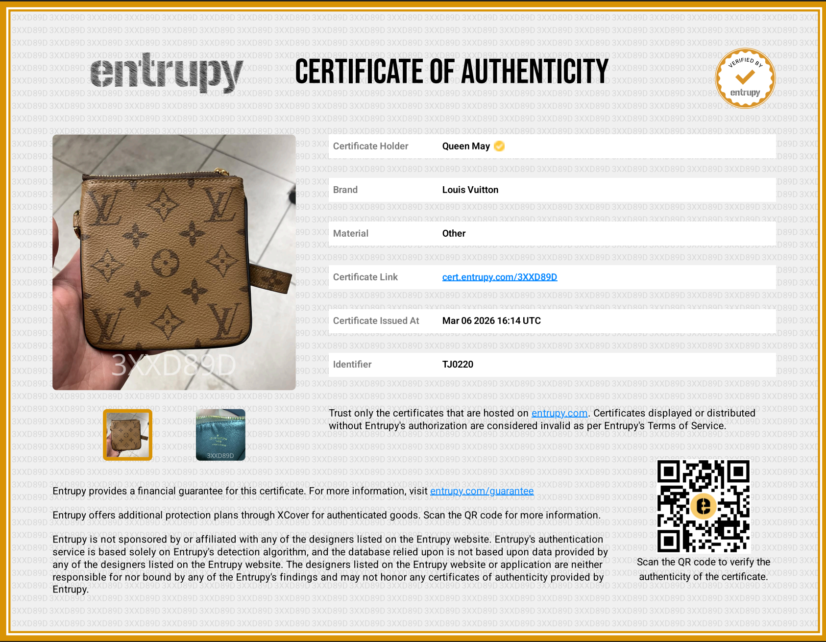 Louis Vuitton Reverse Monogram Trio Pouch - Queen May