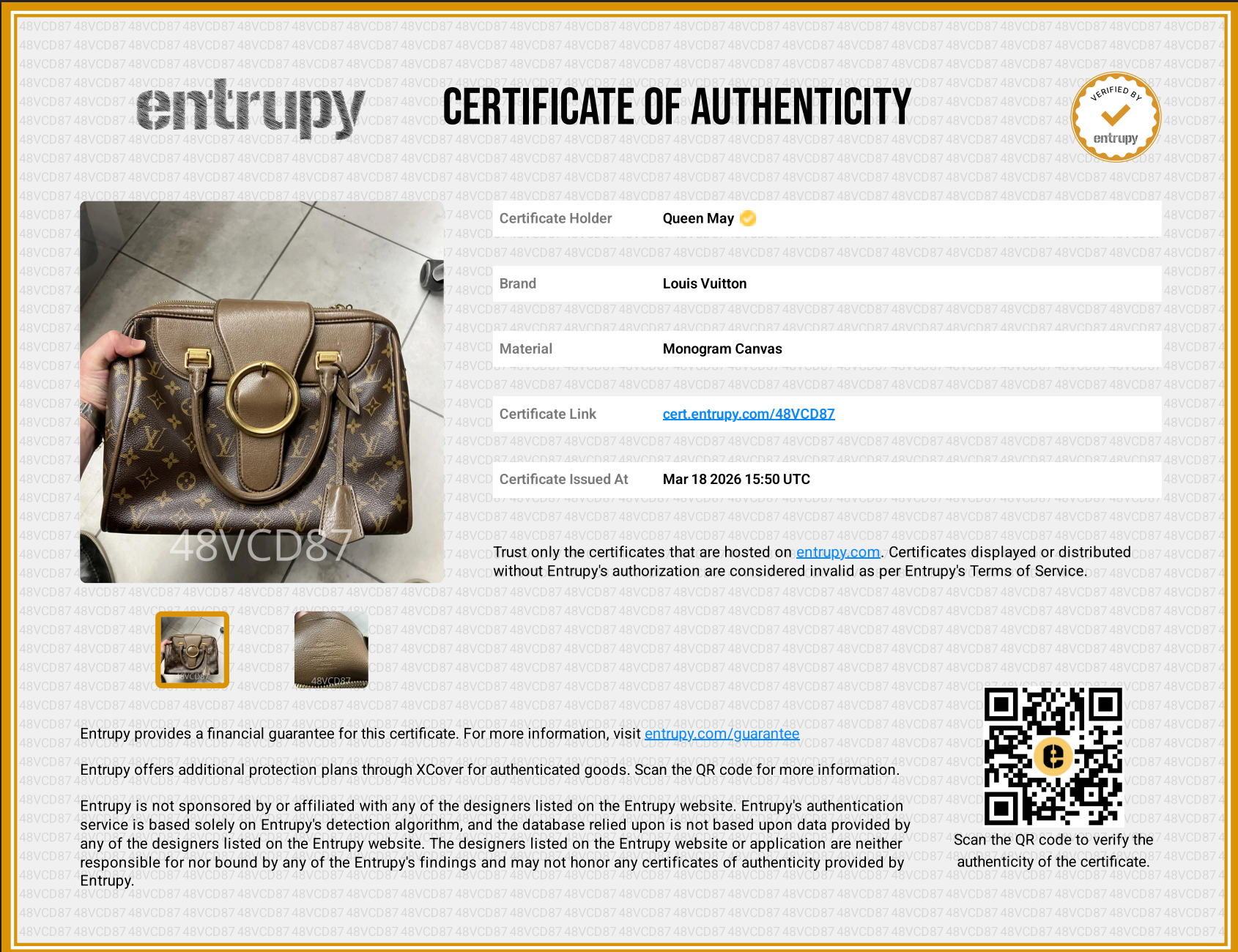 Louis Vuitton Monogram Golden Arrow - Queen May