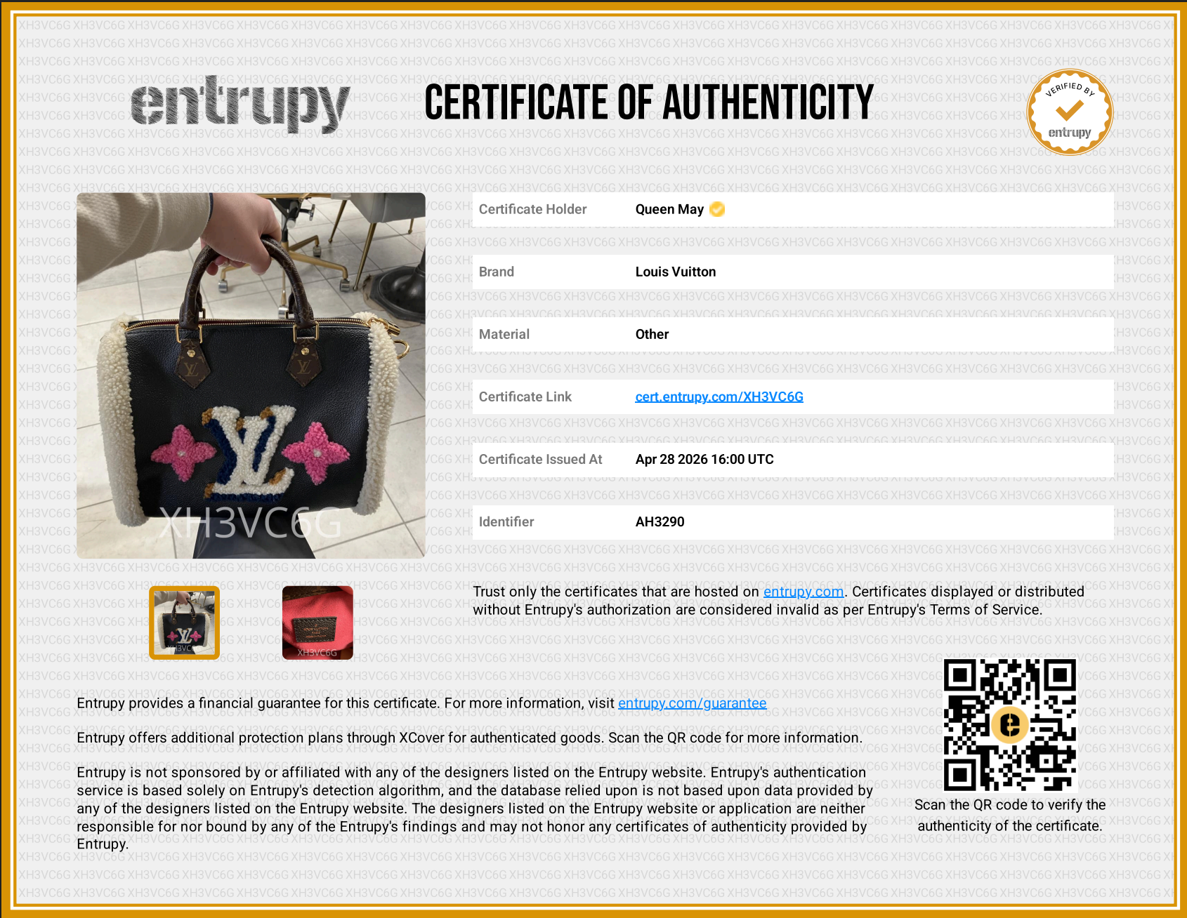 Louis Vuitton Teddy Speedy 30 - Queen May