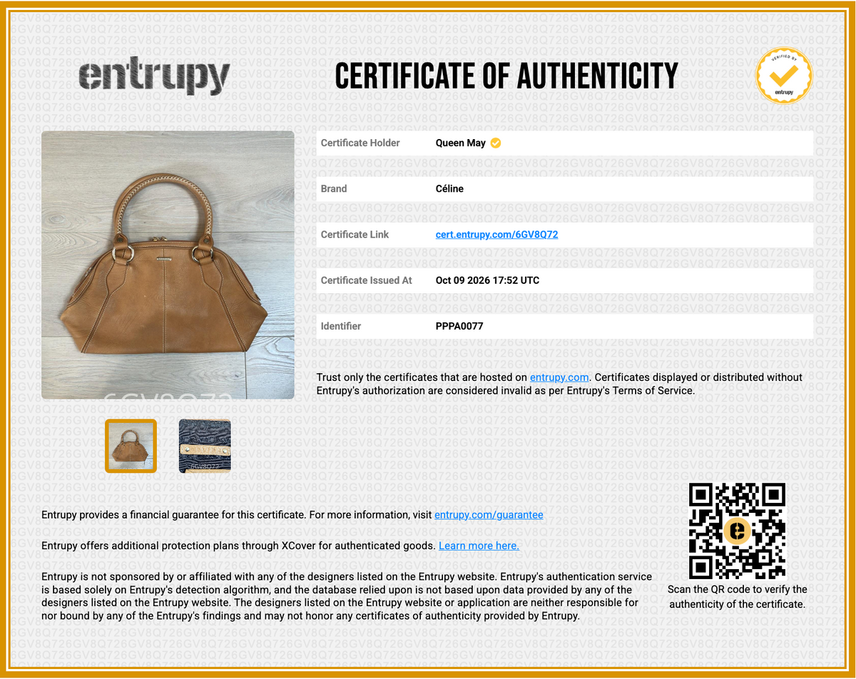 Celine Whipstitch Leather Toto Bag - Queen May