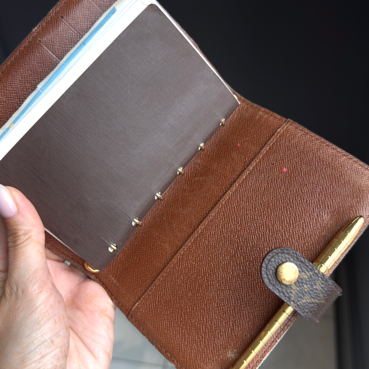 Louis Vuitton Monogram Agenda with Pen - Queen May