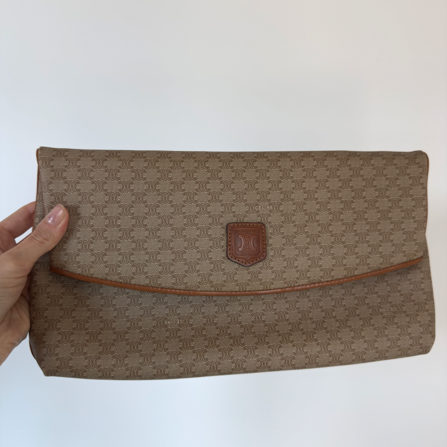 Vintage Celine Triomphe Clutch - Queen May