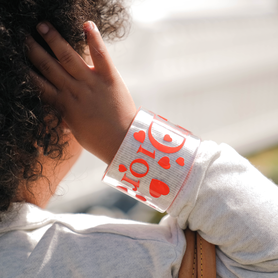 Vintage Christian Dior By John Galliano Heart Lucite Cuff - Queen May