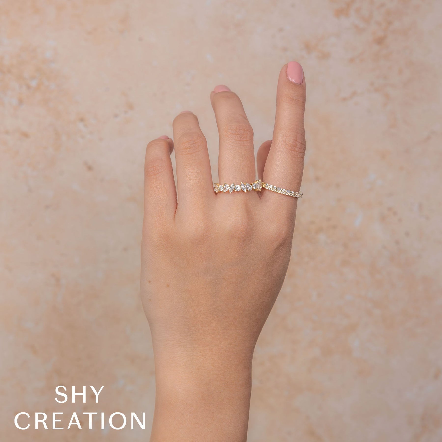 14K Gold 0.30 Carat Diamond Baguette Wedding Band - Queen May