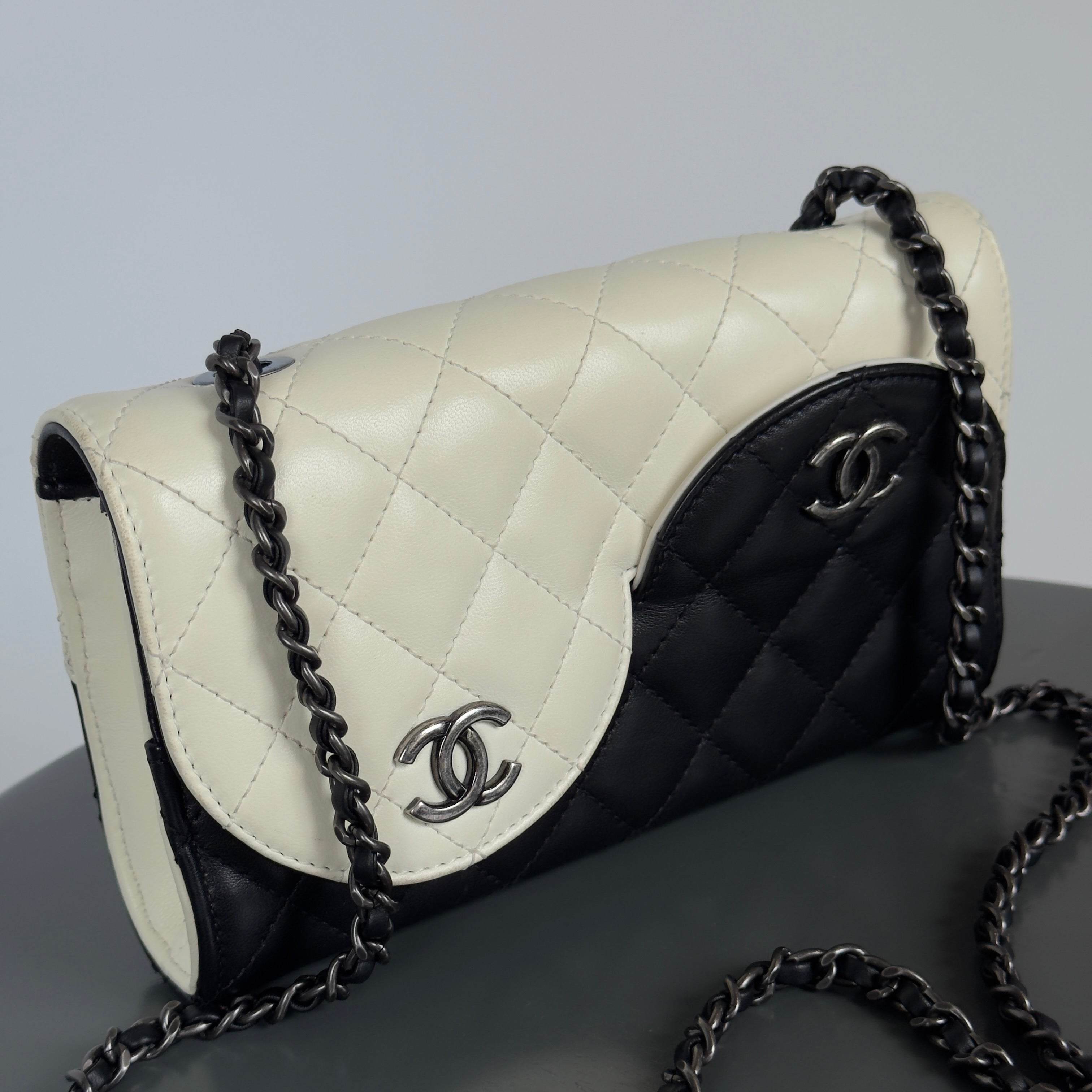 Rare Chanel Yin Yang Mini Flap Bag Circa 2016 WOC Wallet On Chain - Queen May