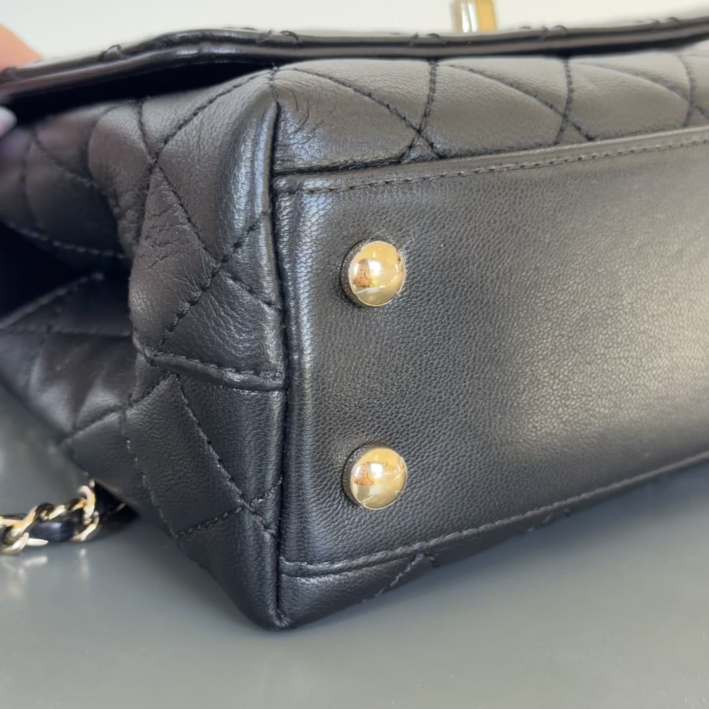 Chanel Goatskin Quilted Extra Mini Rainbow Coco Handle Spring 2021 - Queen May