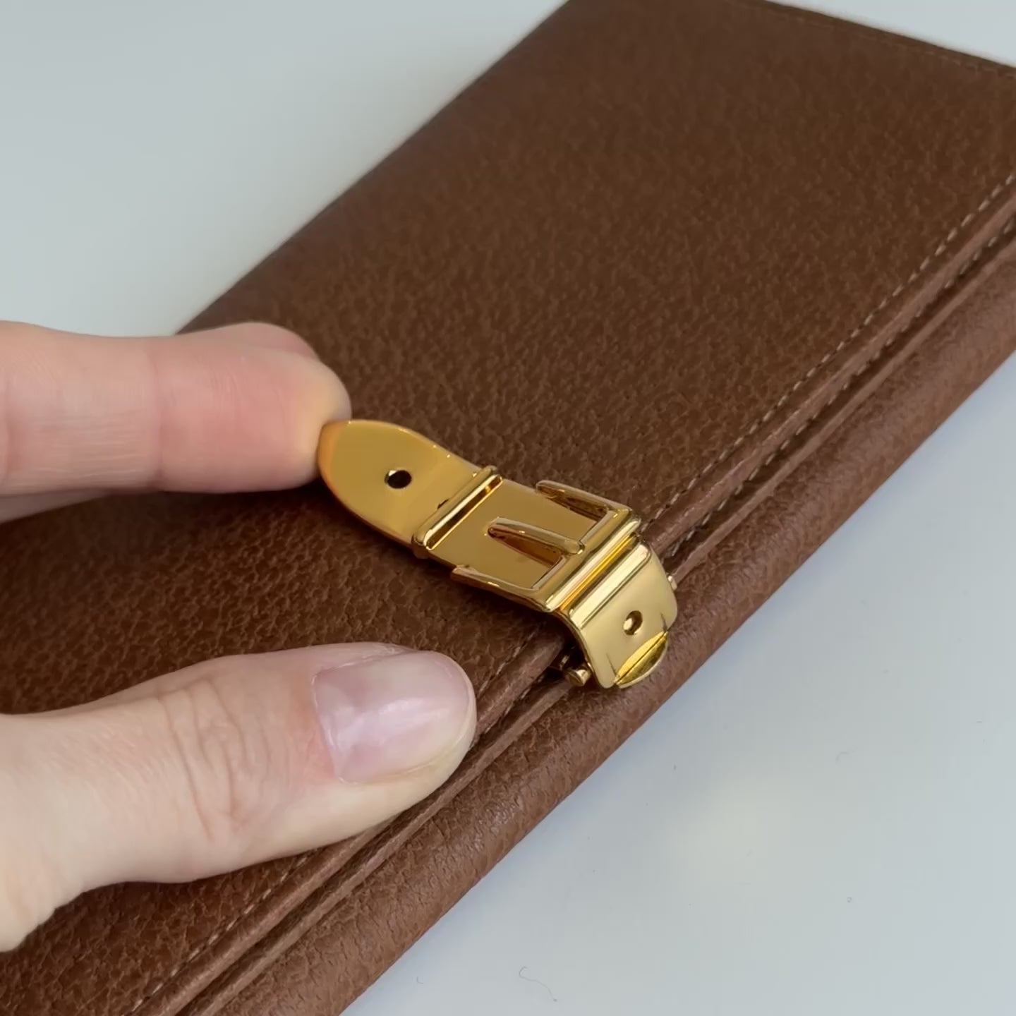 Vintage Gucci Leather Continental Wallet - Queen May