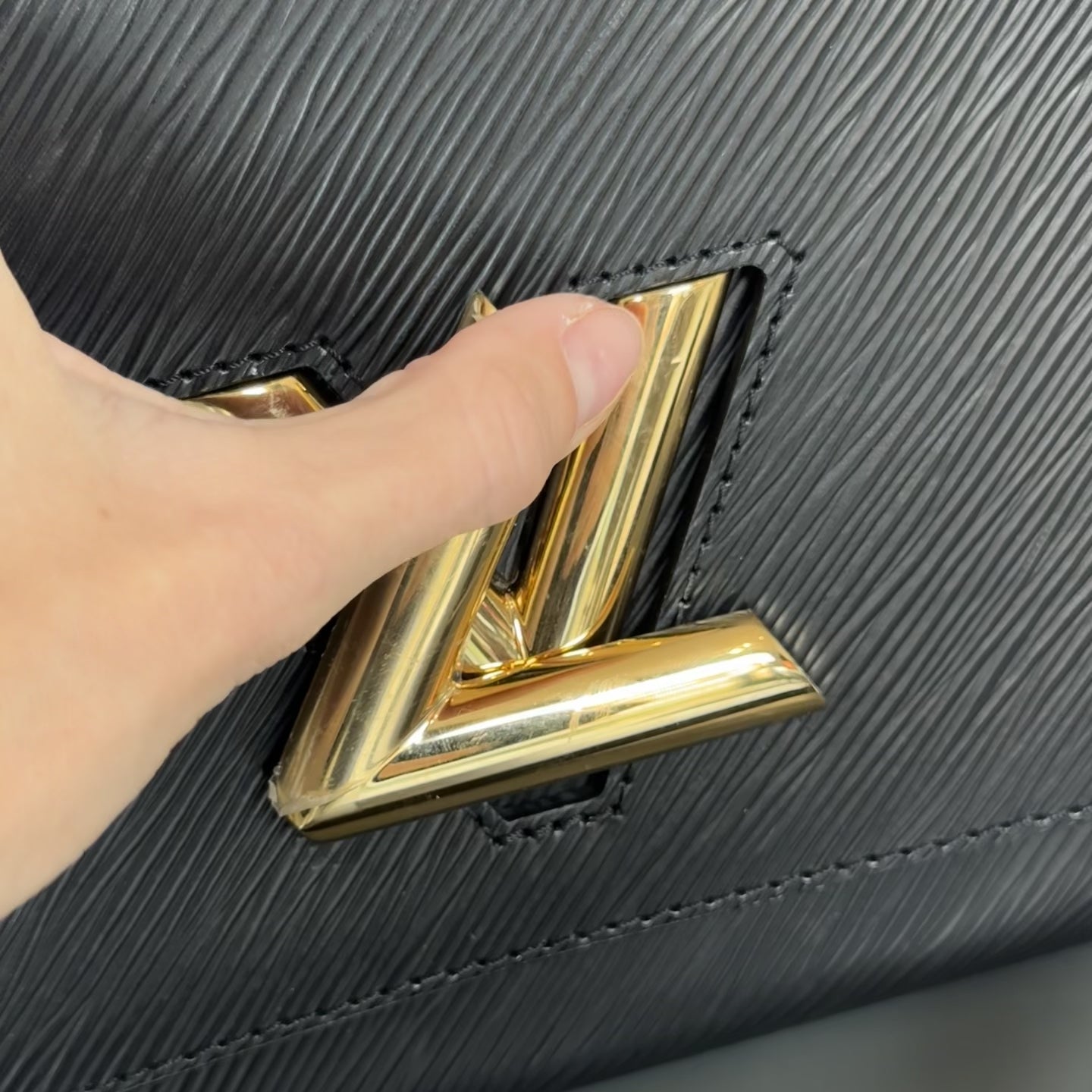 Louis Vuitton Twist MM Black Epi With Braided Handle - Queen May