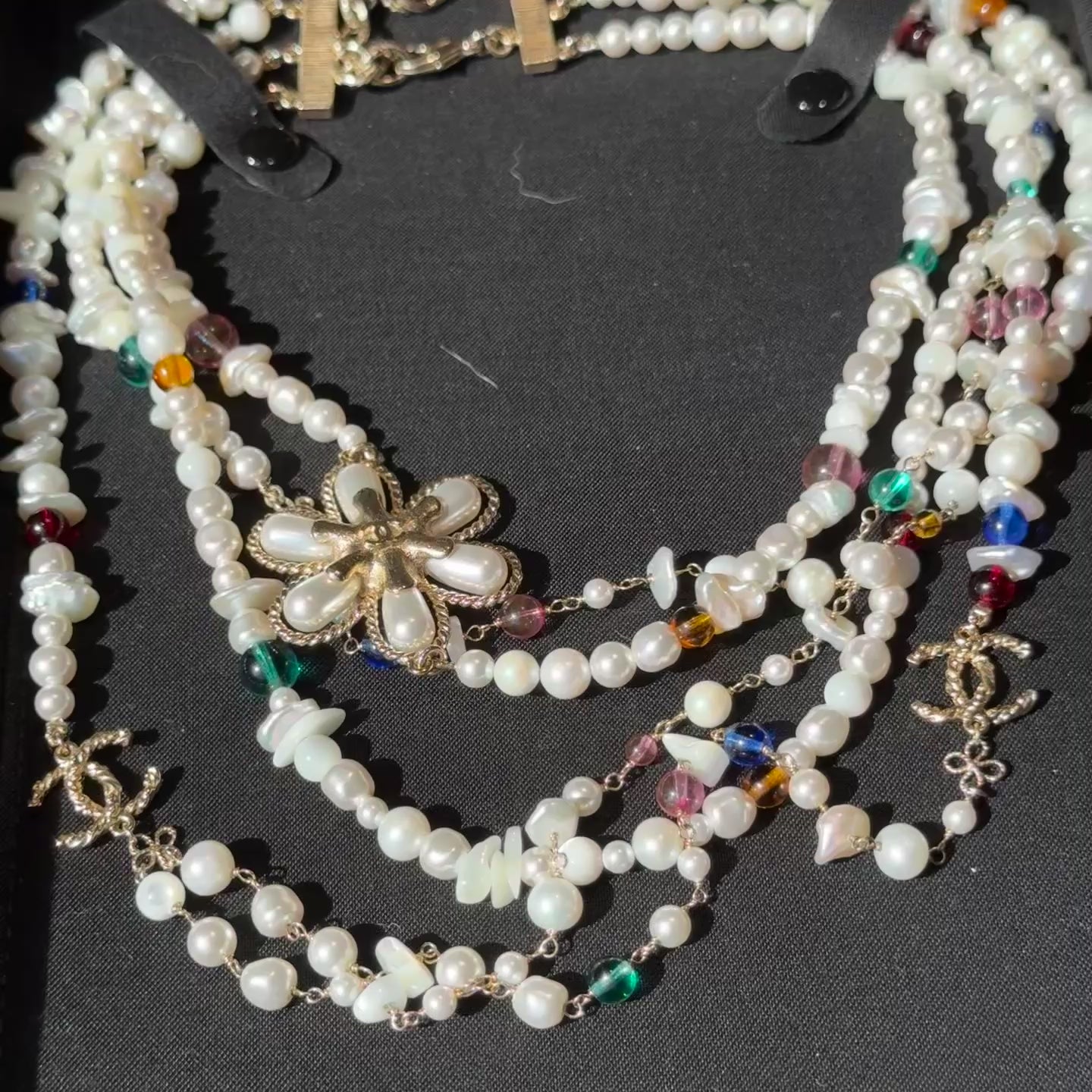 Chanel 19S Multi Strand Flower Necklace - Queen May