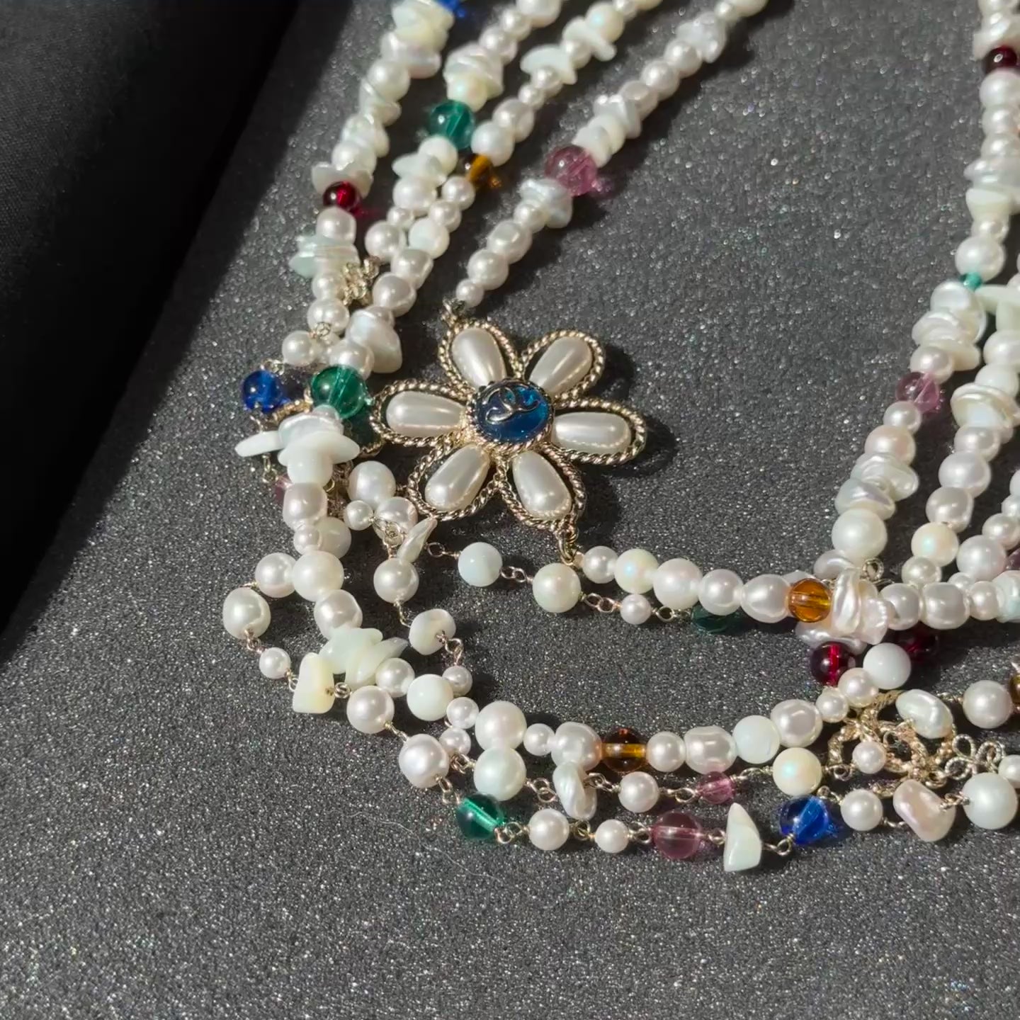 Chanel 19S Multi Strand Flower Necklace - Queen May