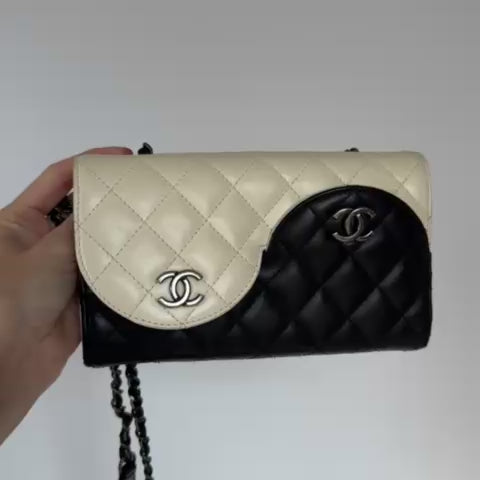 Rare Chanel Yin Yang Mini Flap Bag Circa 2016 WOC Wallet On Chain - Queen May