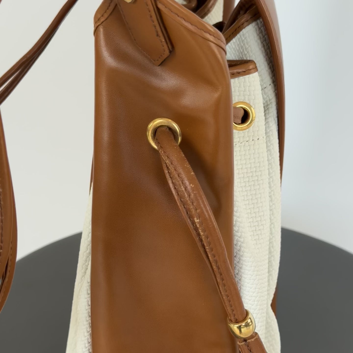 Vintage Yves Saint Laurent Bucket Bag With Pouch - Queen May
