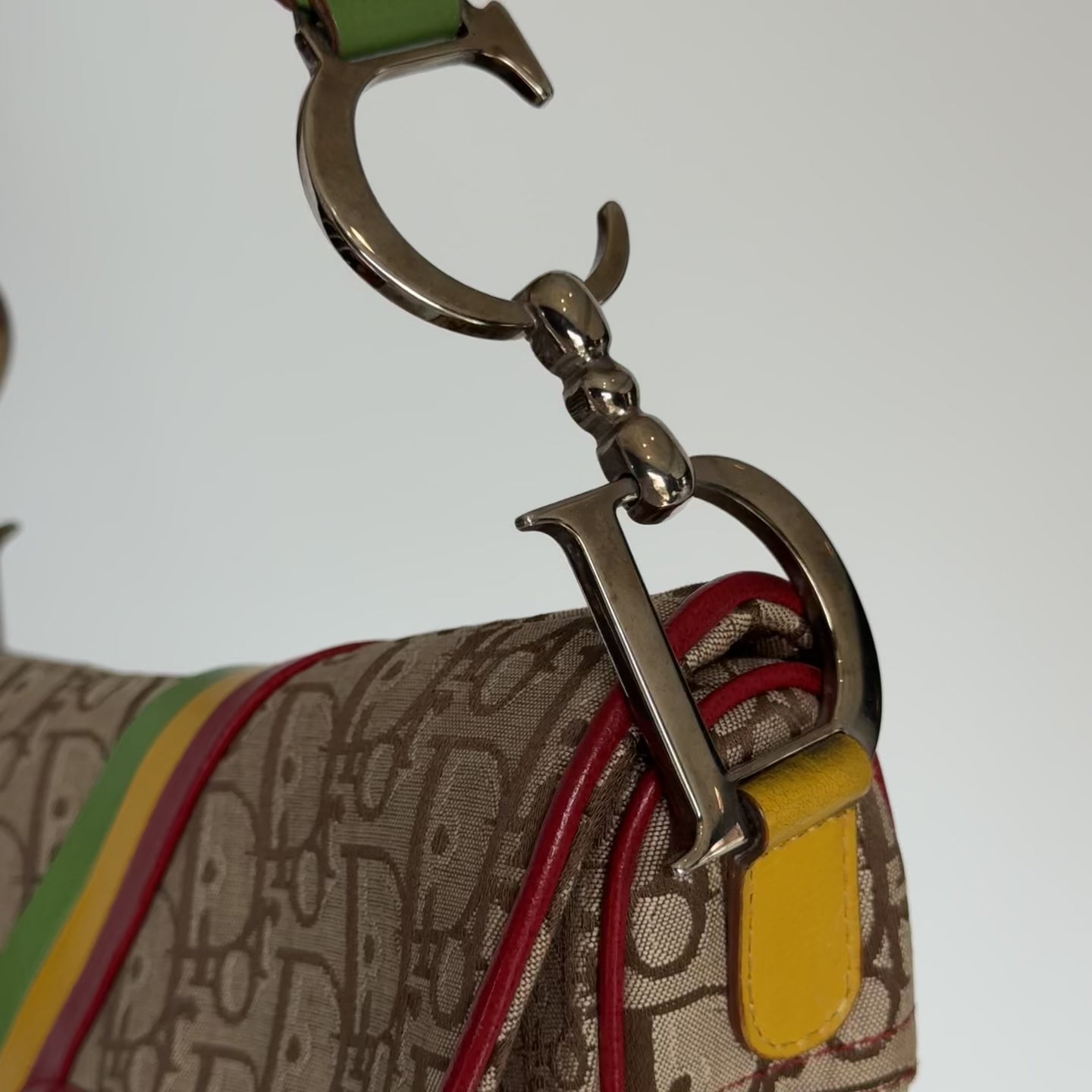Dior Diorissimo Rasta Saddle Bag - Queen May