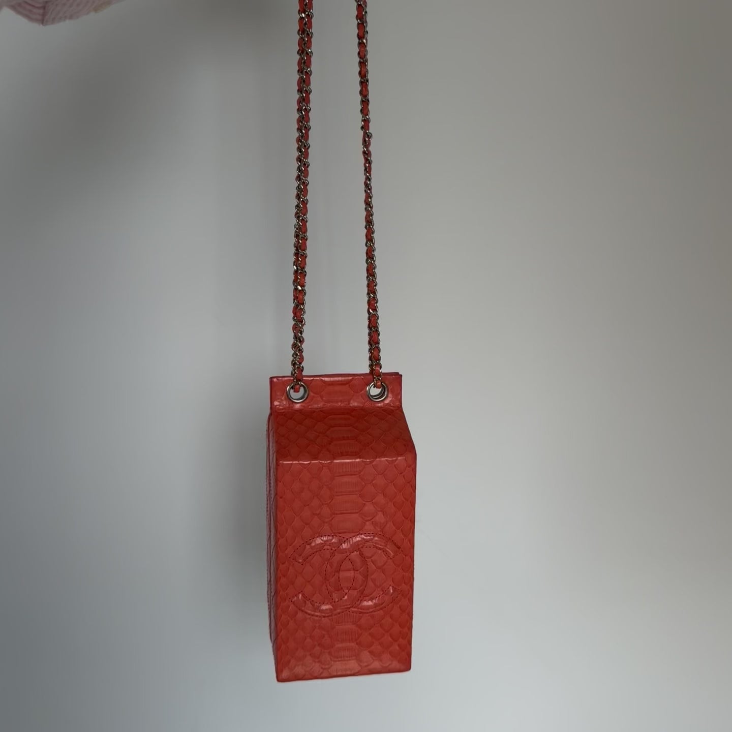 Chanel Python Milk Carton Bag Fall 2014 - Queen May