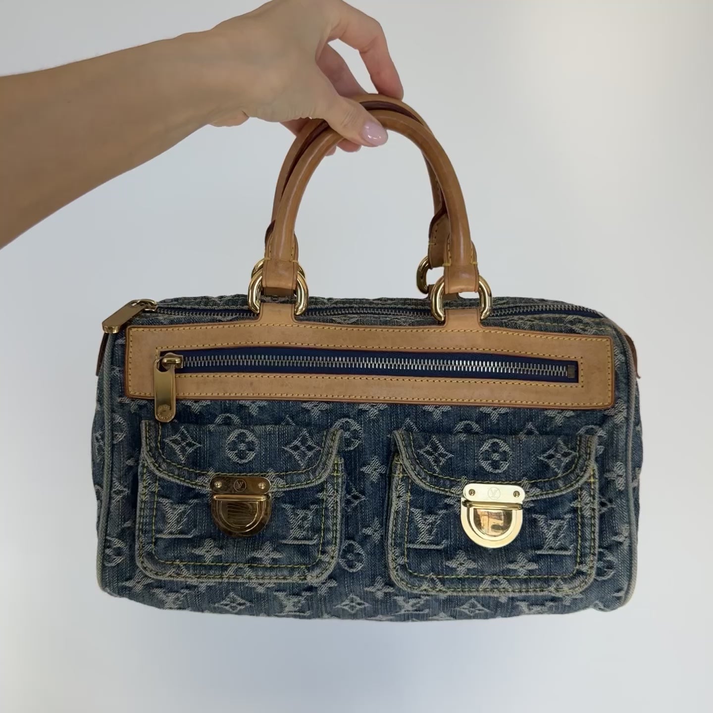 Louis Vuitton Denim Speedy - Queen May
