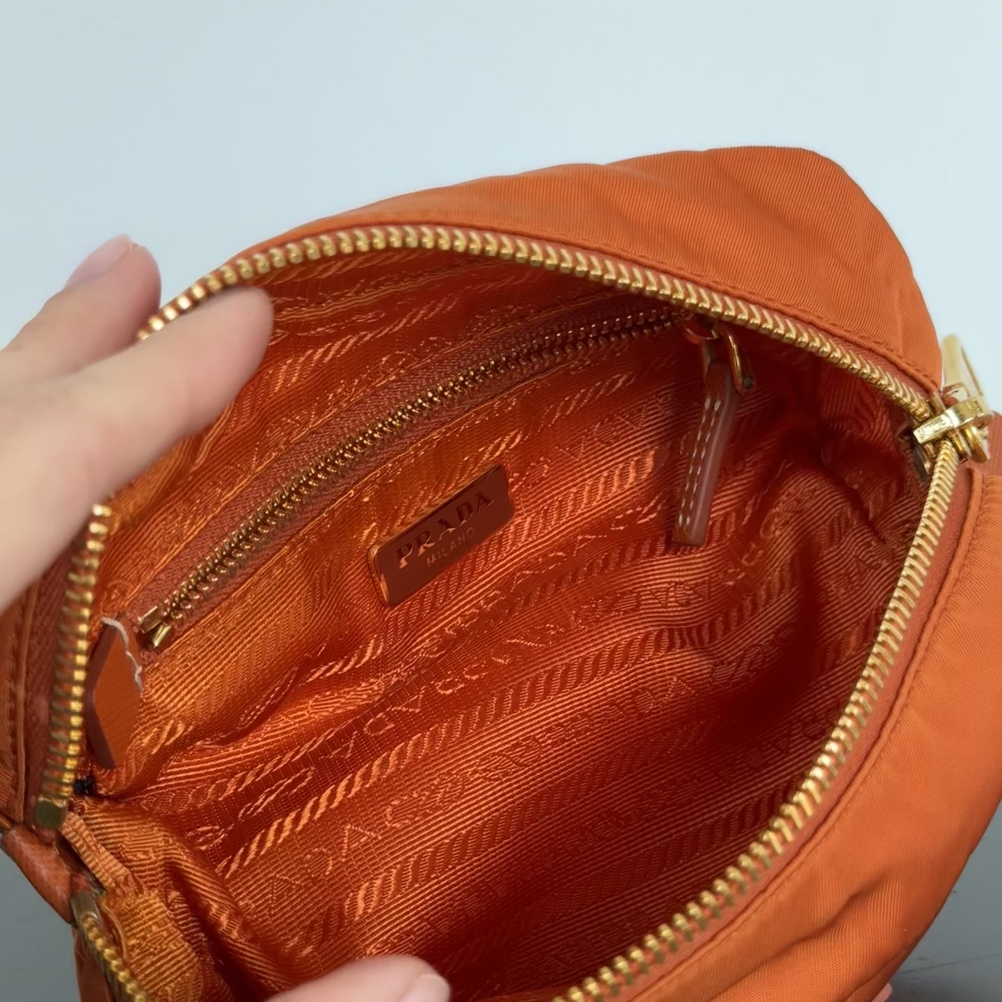 Prada Tessuto Cosmetic Pouch - Queen May